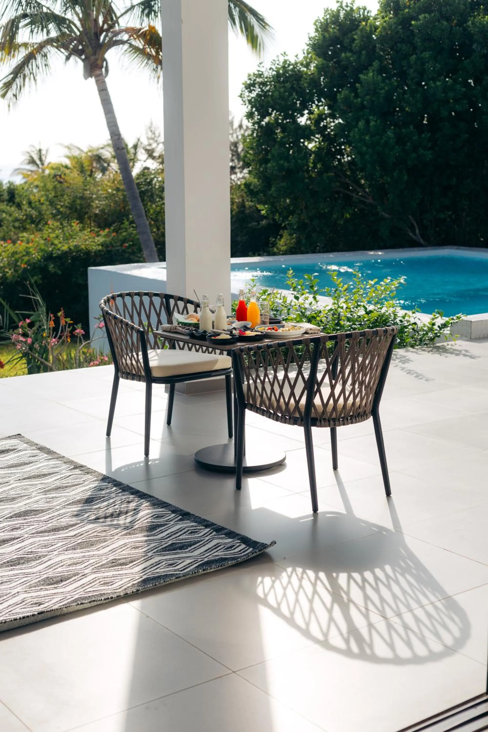 Patio in Safira Blu Luxury Resort & Villas