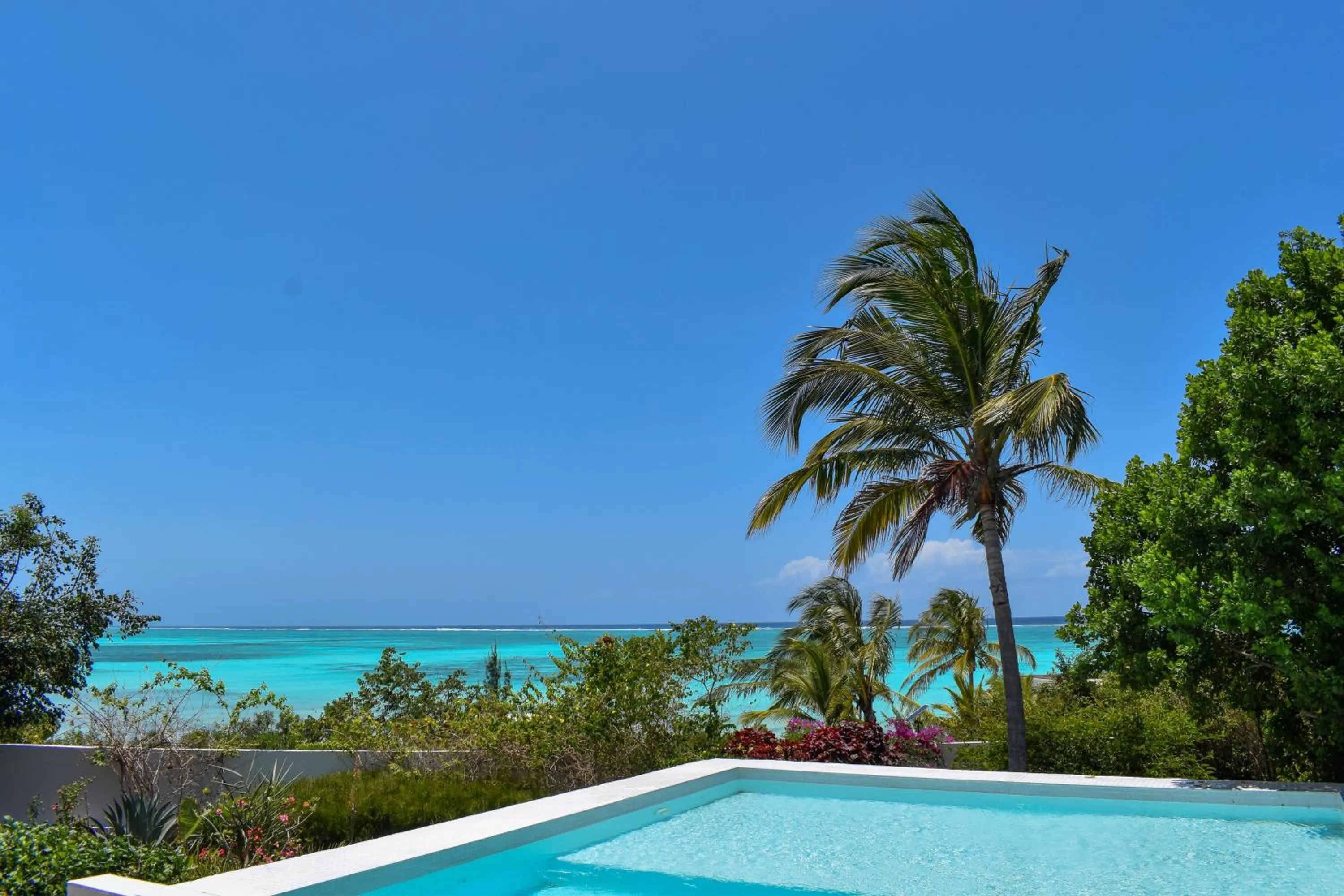 Pool view in Safira Blu Luxury Resort & Villas