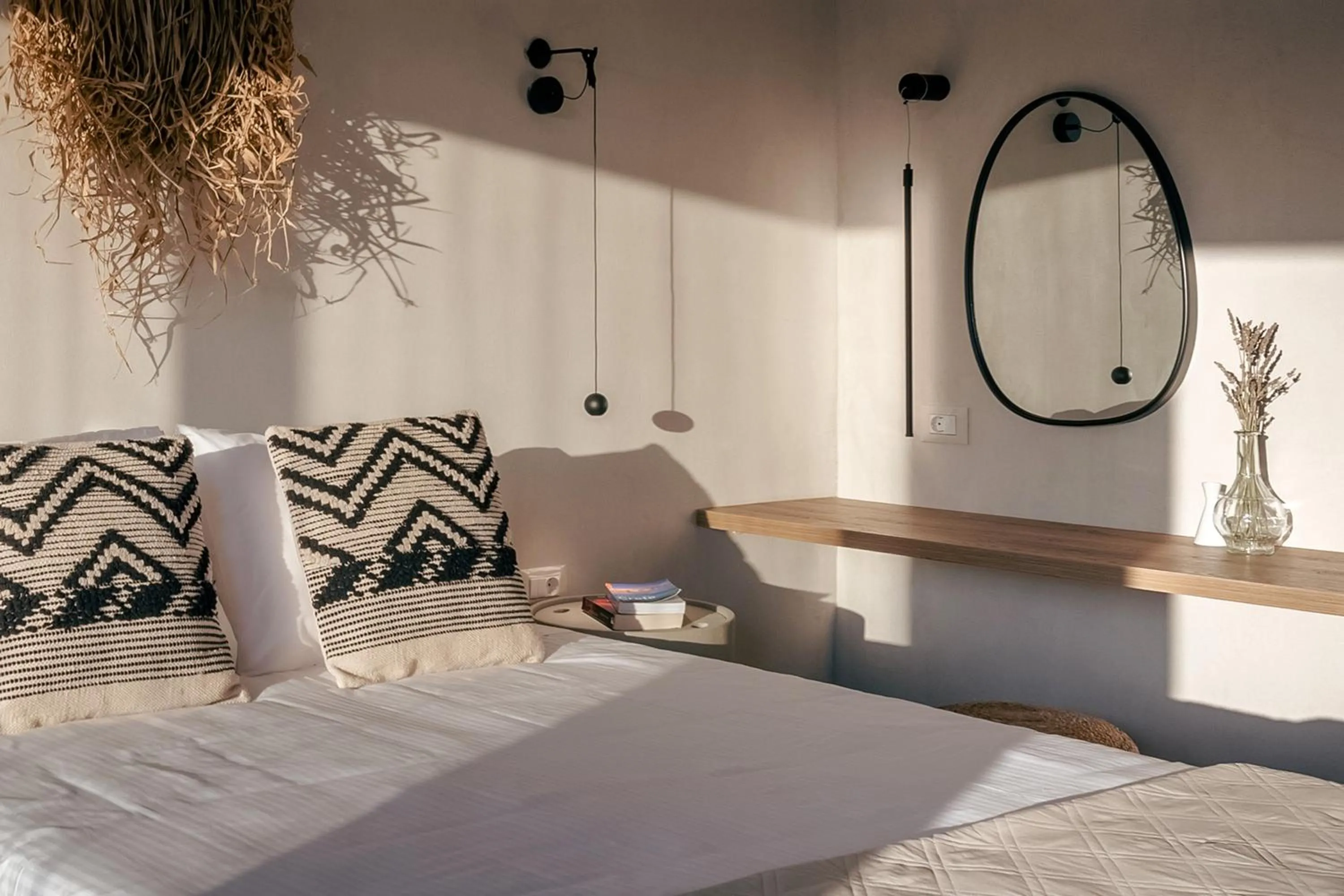 Bedroom, Bed in Casa D'Oro Suites by Estia 'Adults Only'