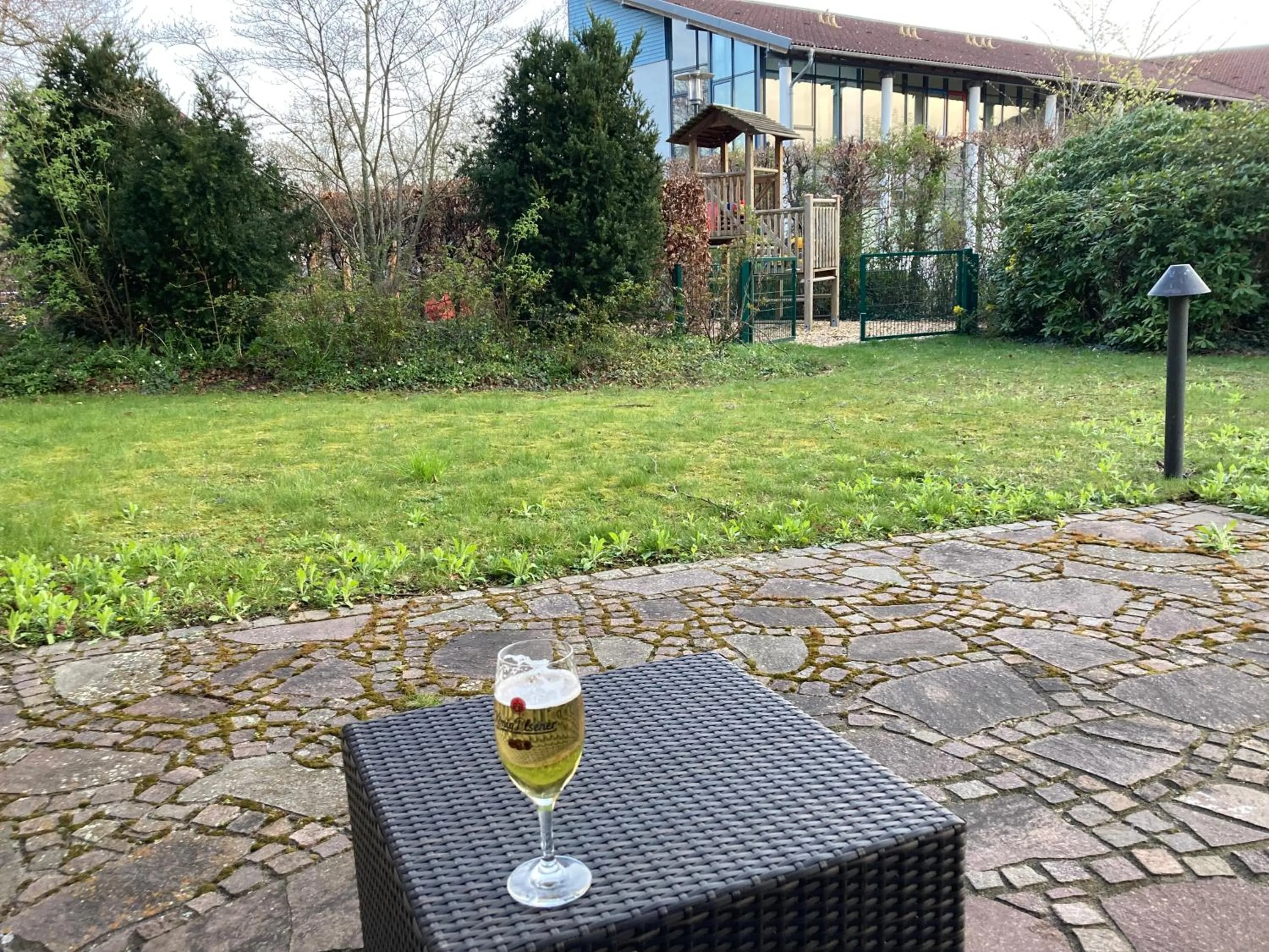 Garden in Gästehaus an der Oase