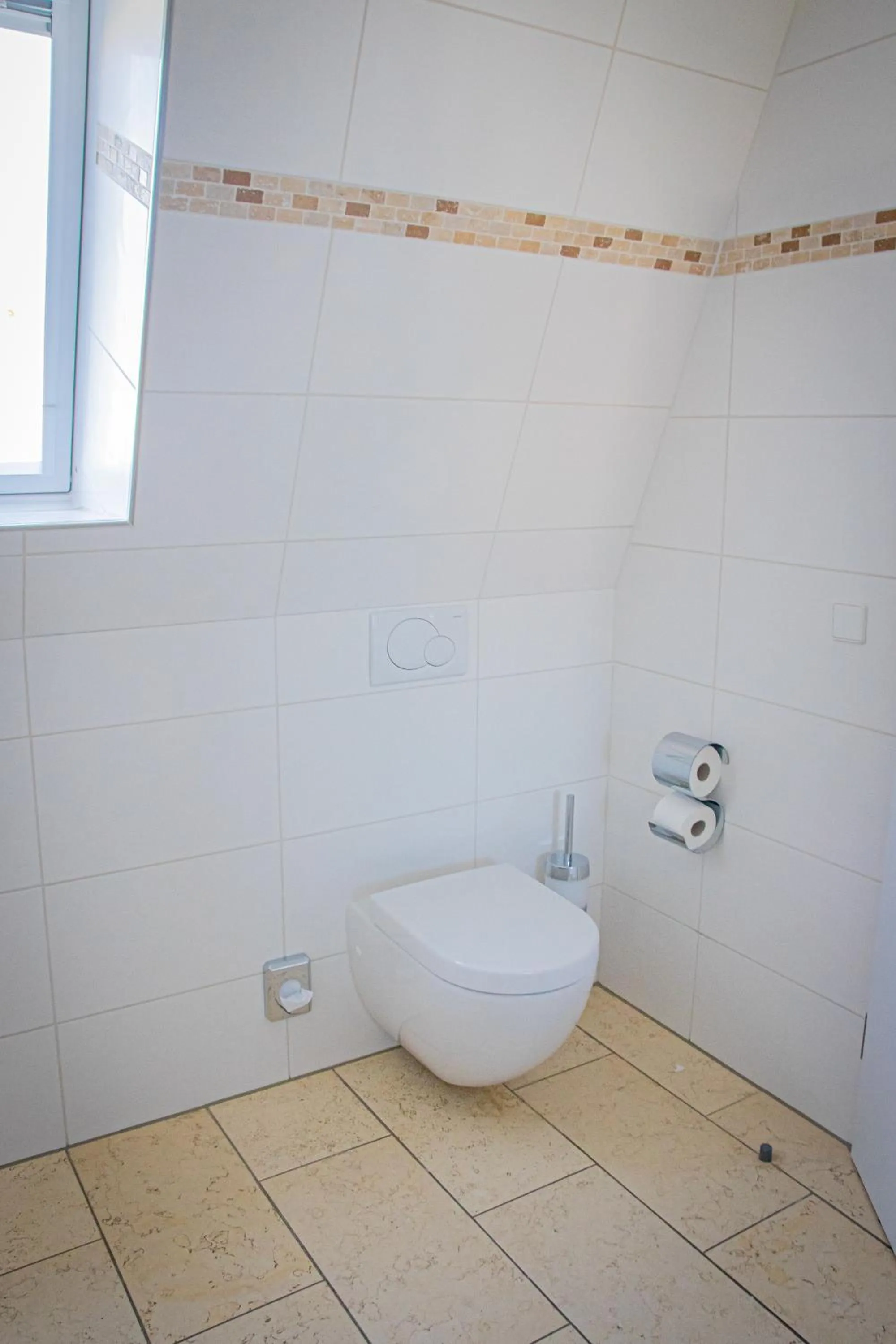 Toilet in Gästehaus an der Oase