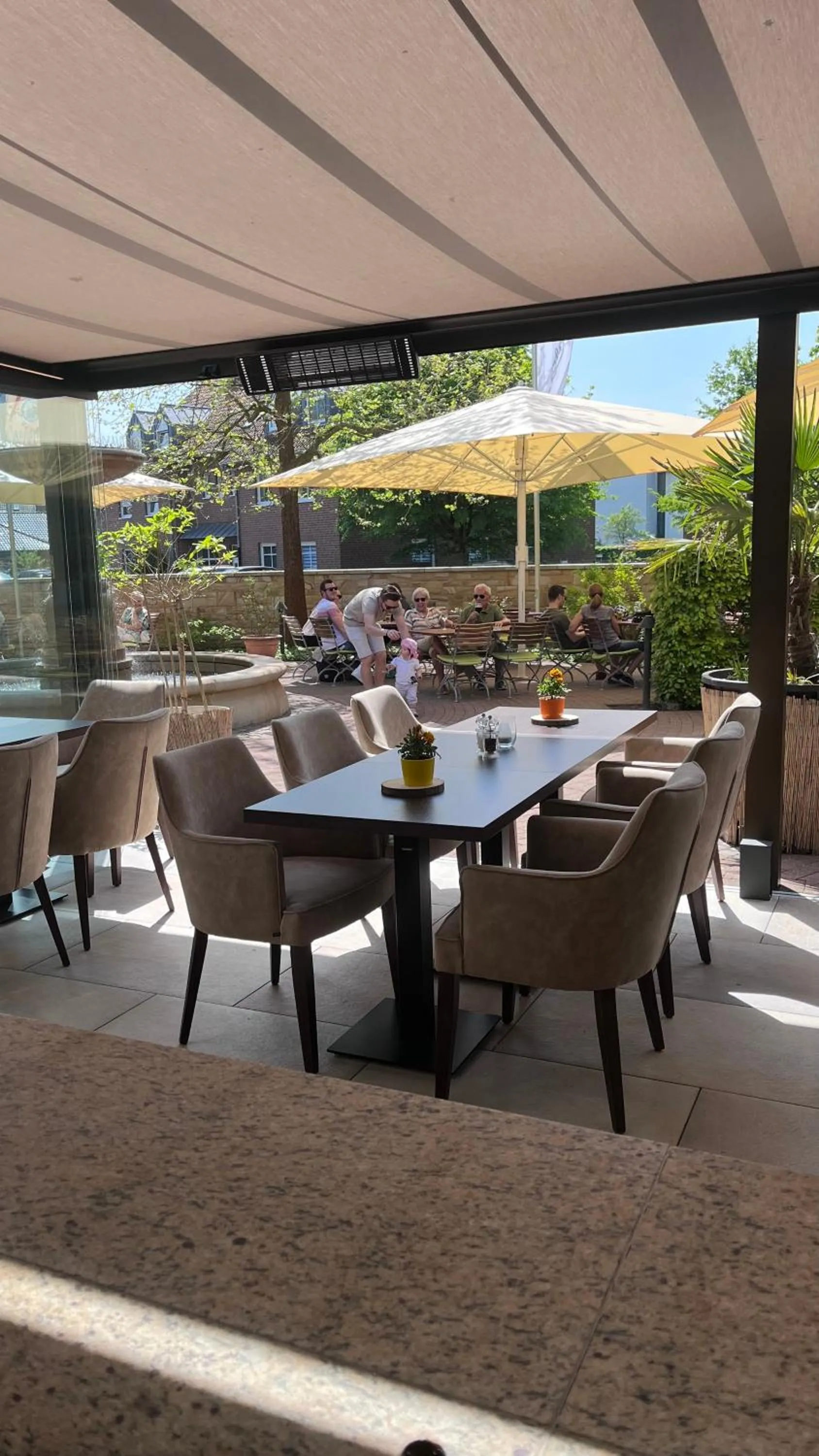 Restaurant/places to eat in Gästehaus an der Oase