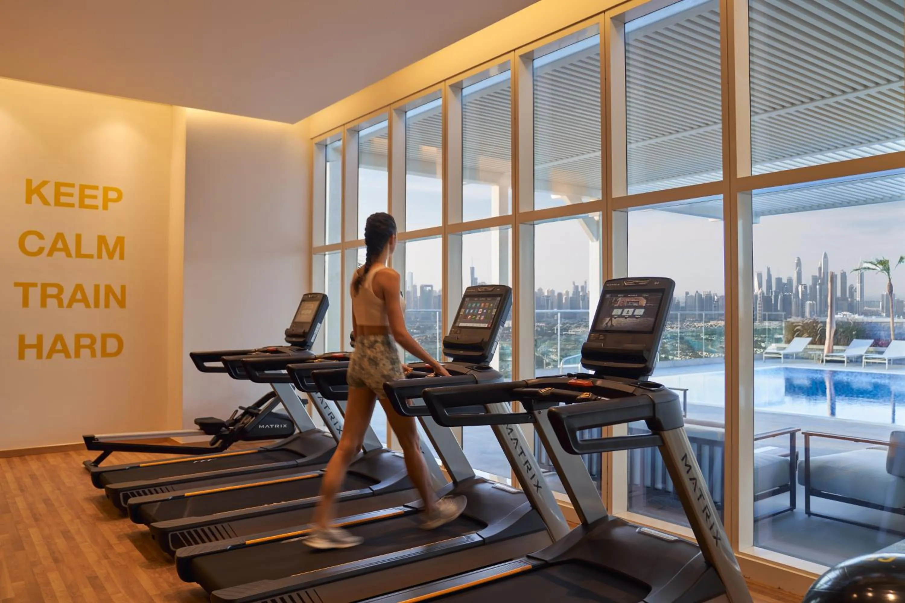 Fitness centre/facilities in Movenpick Jumeirah Village Triangle
