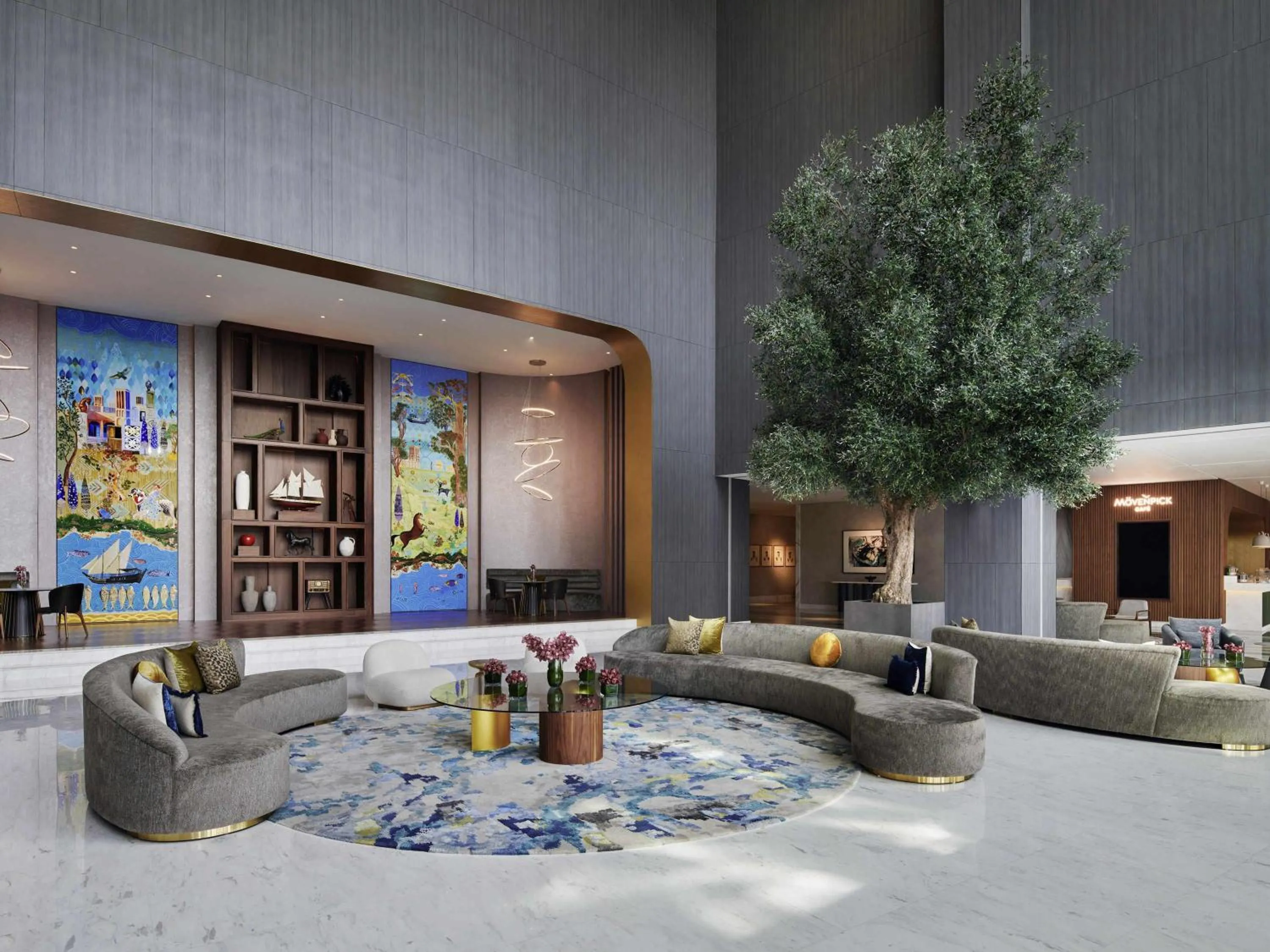 Property building in Movenpick Jumeirah Village Triangle