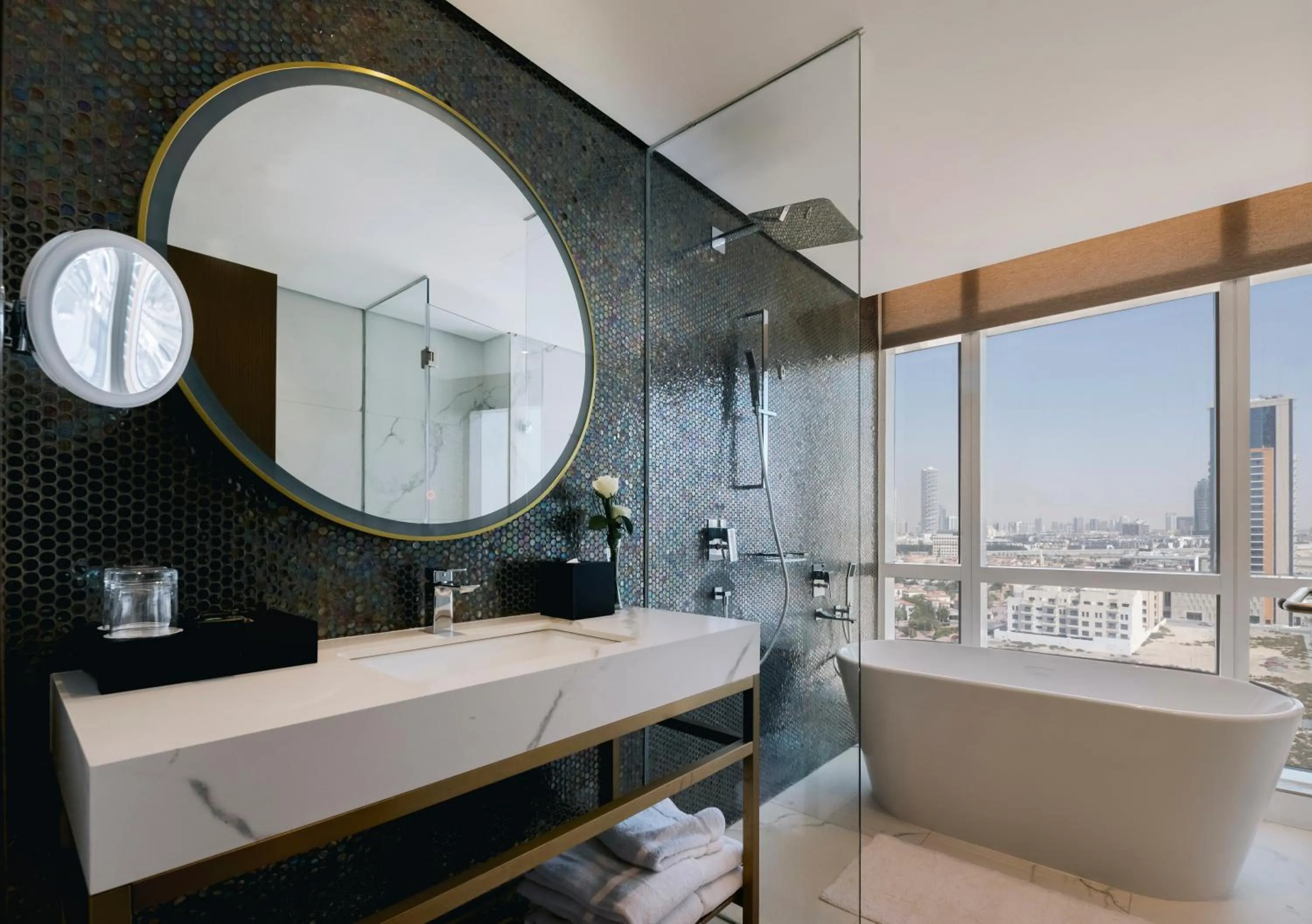 Bathroom in Movenpick Jumeirah Village Triangle