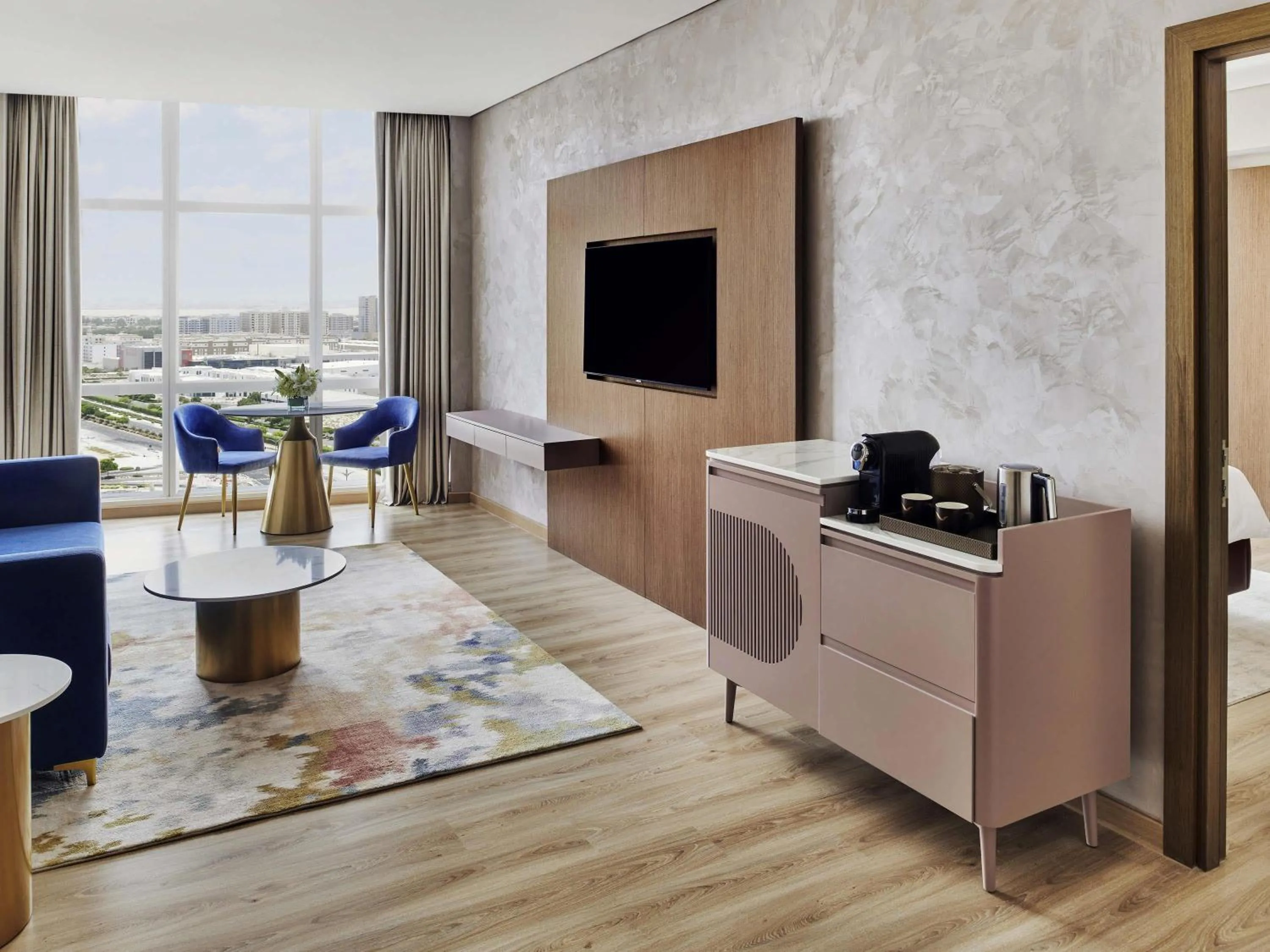 Bedroom in Movenpick Jumeirah Village Triangle