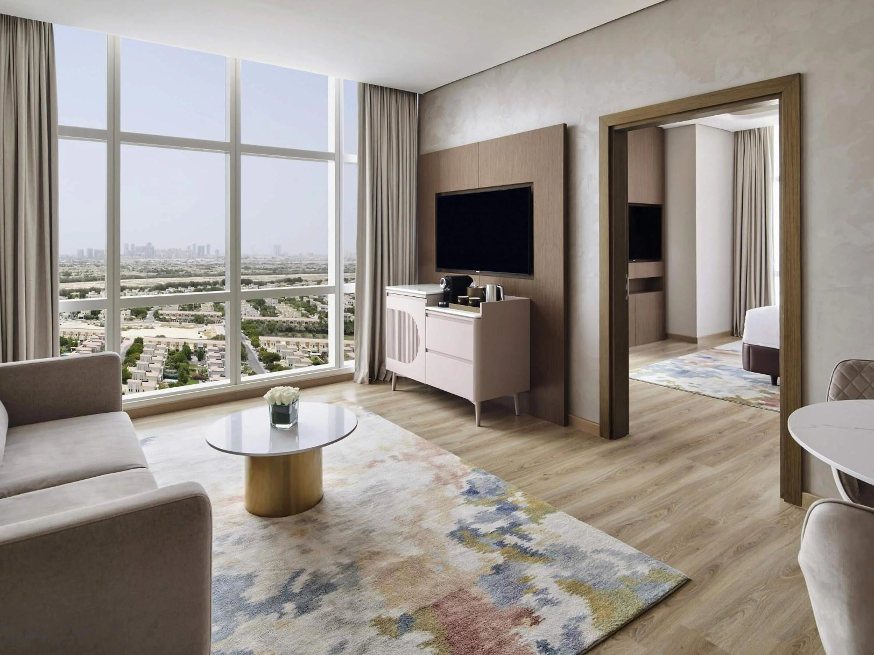 Bedroom in Movenpick Jumeirah Village Triangle