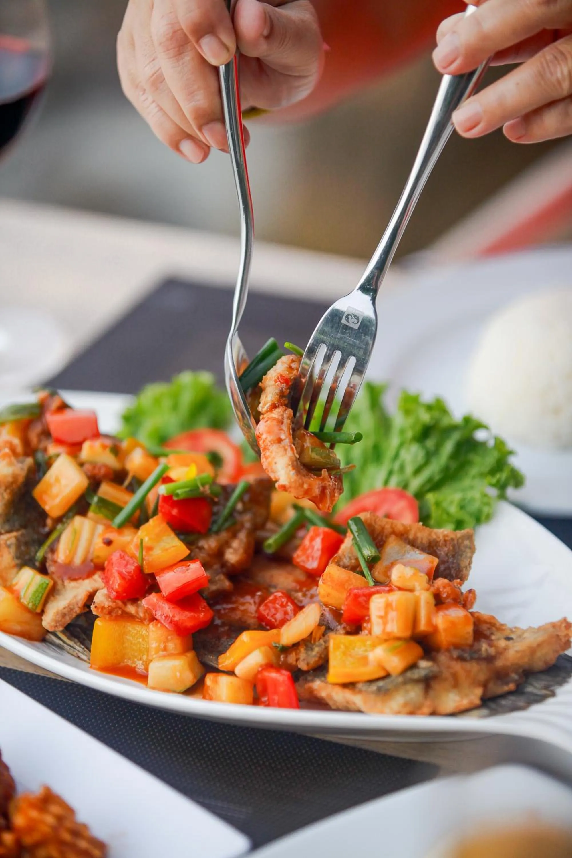 Food close-up in Casa De Lipe