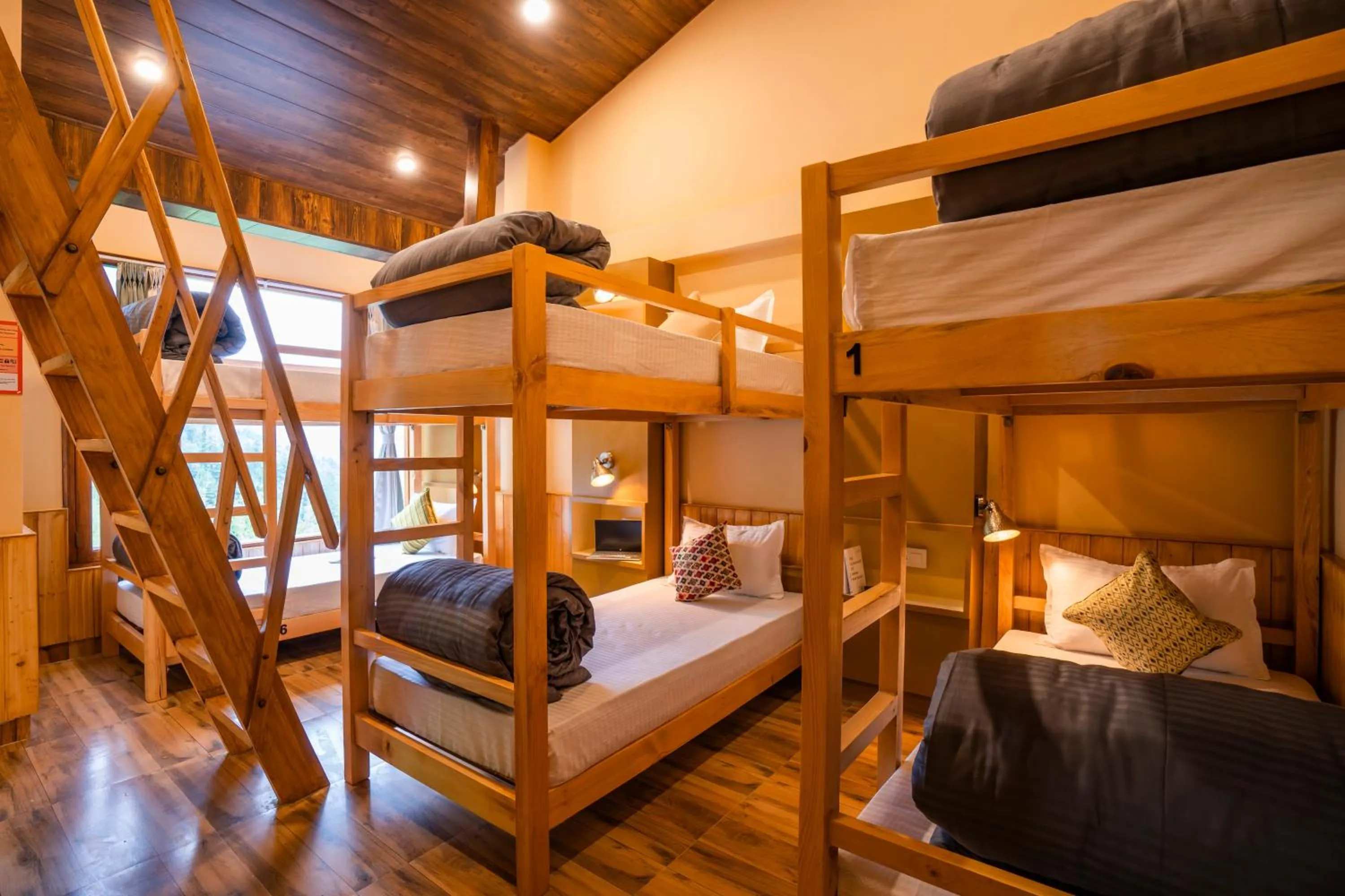 bunk bed, Bed in Zostel Manali, Vashisht