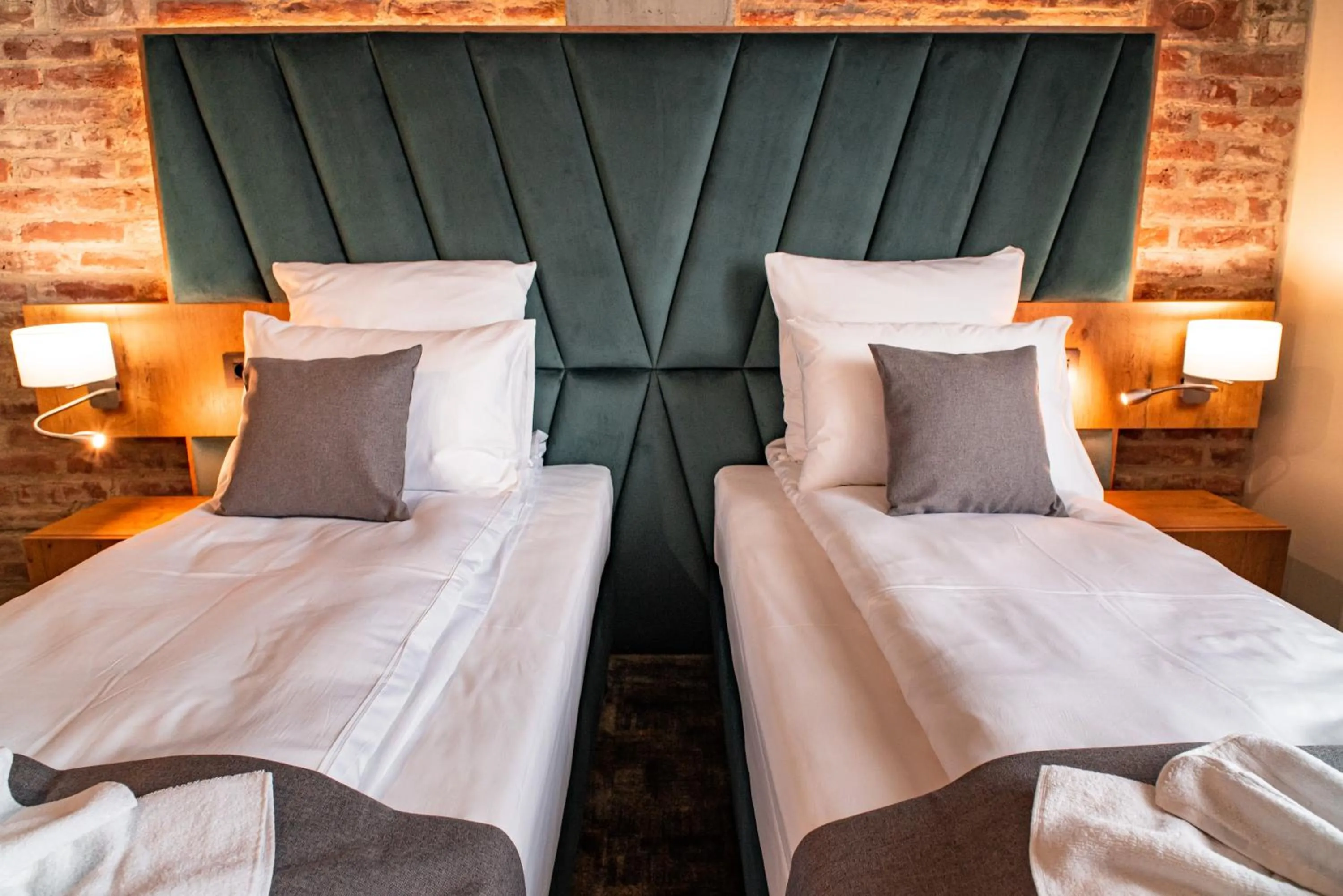 Bed in Mustang Boutique Rooms