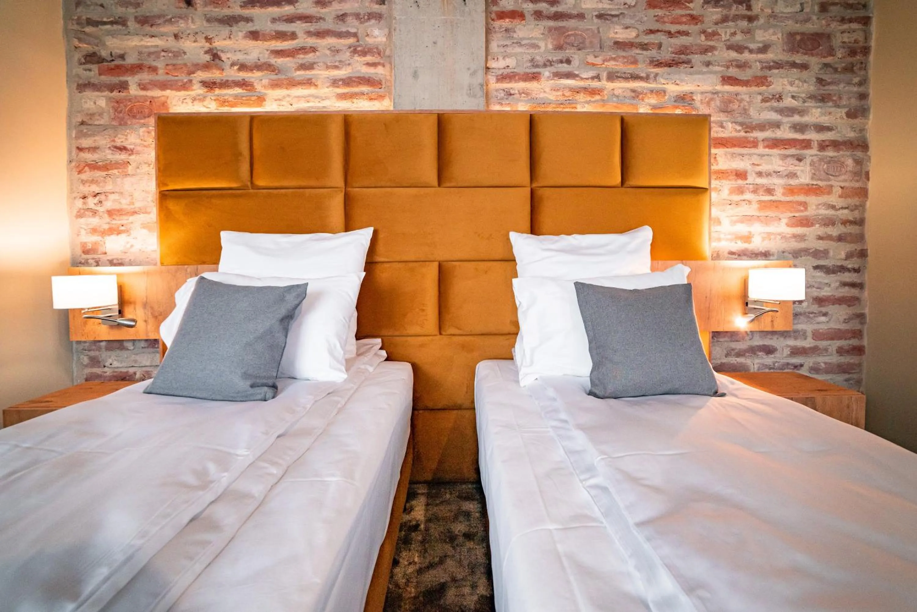 Bed in Mustang Boutique Rooms