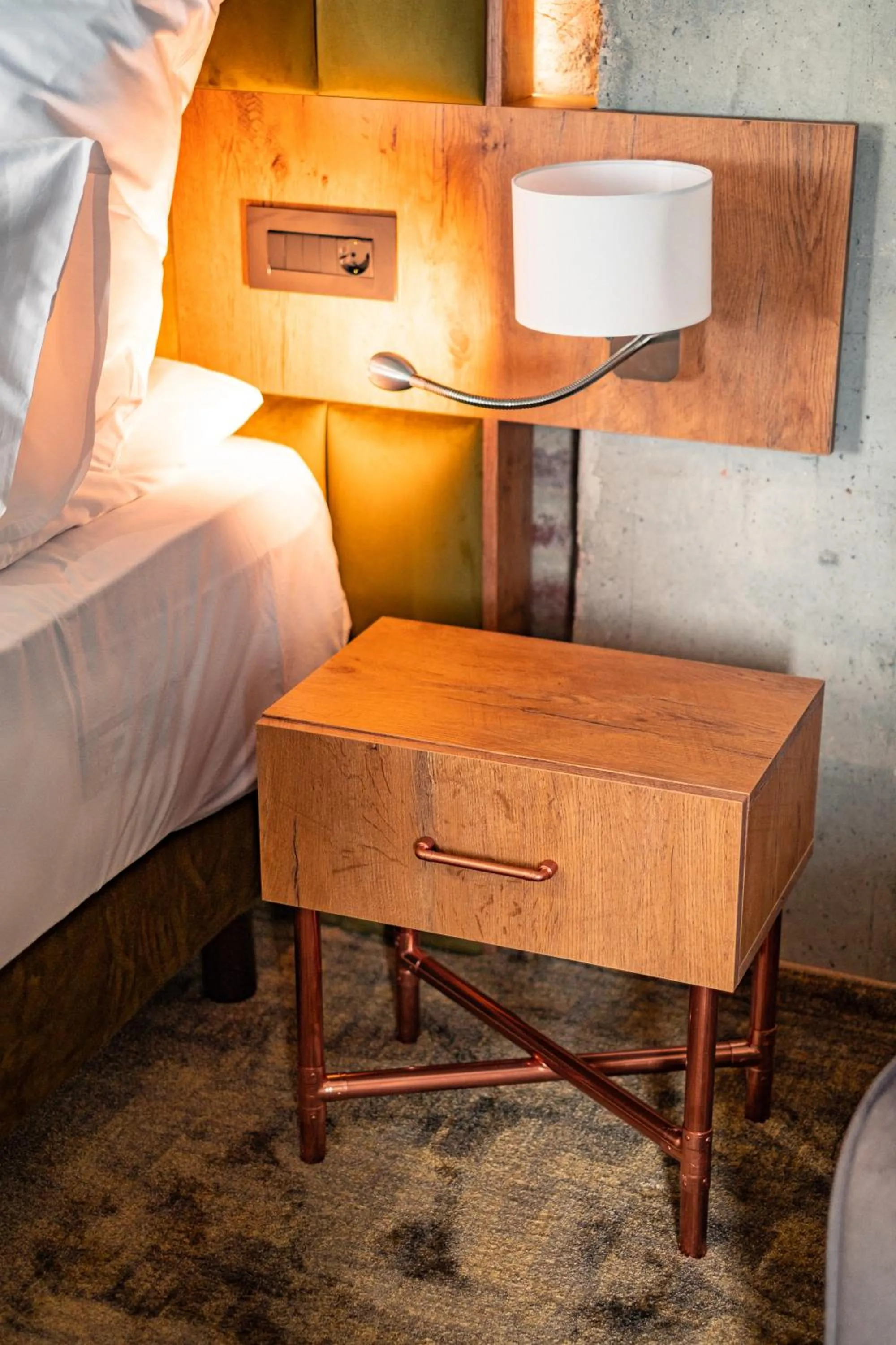 Bed in Mustang Boutique Rooms