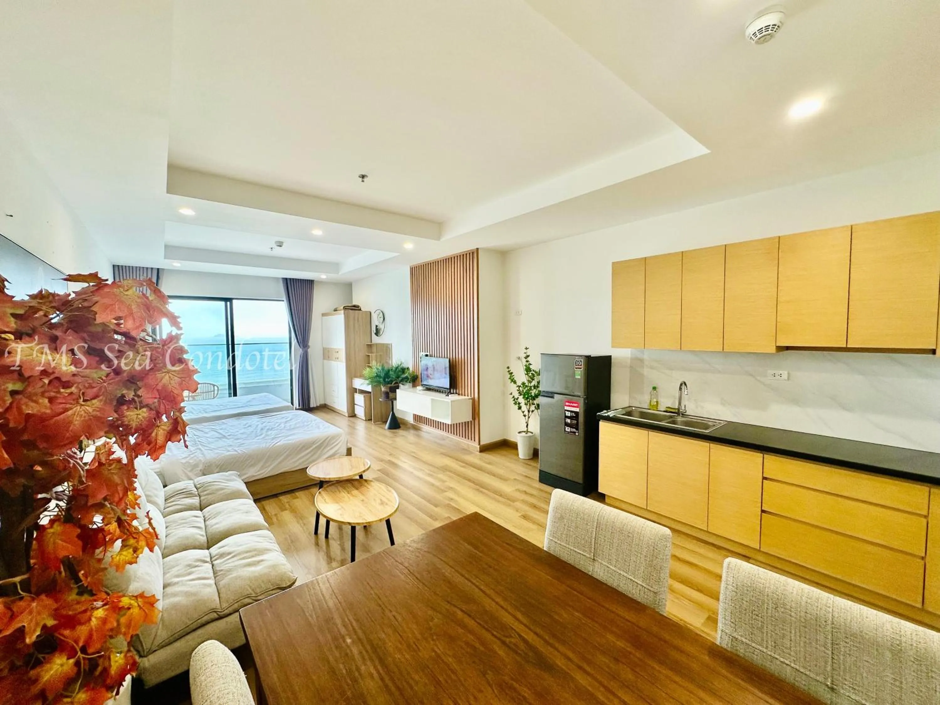 Bedroom in TMS Sea Condotel View Biển
