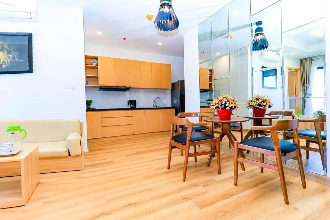 Living room in TMS Sea Condotel View Biển