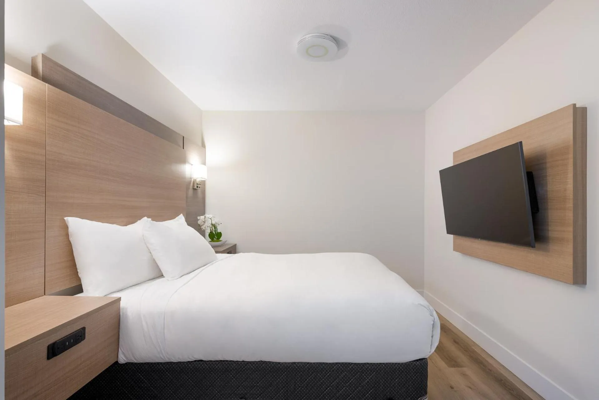 Bed in Harrison Grand Motel