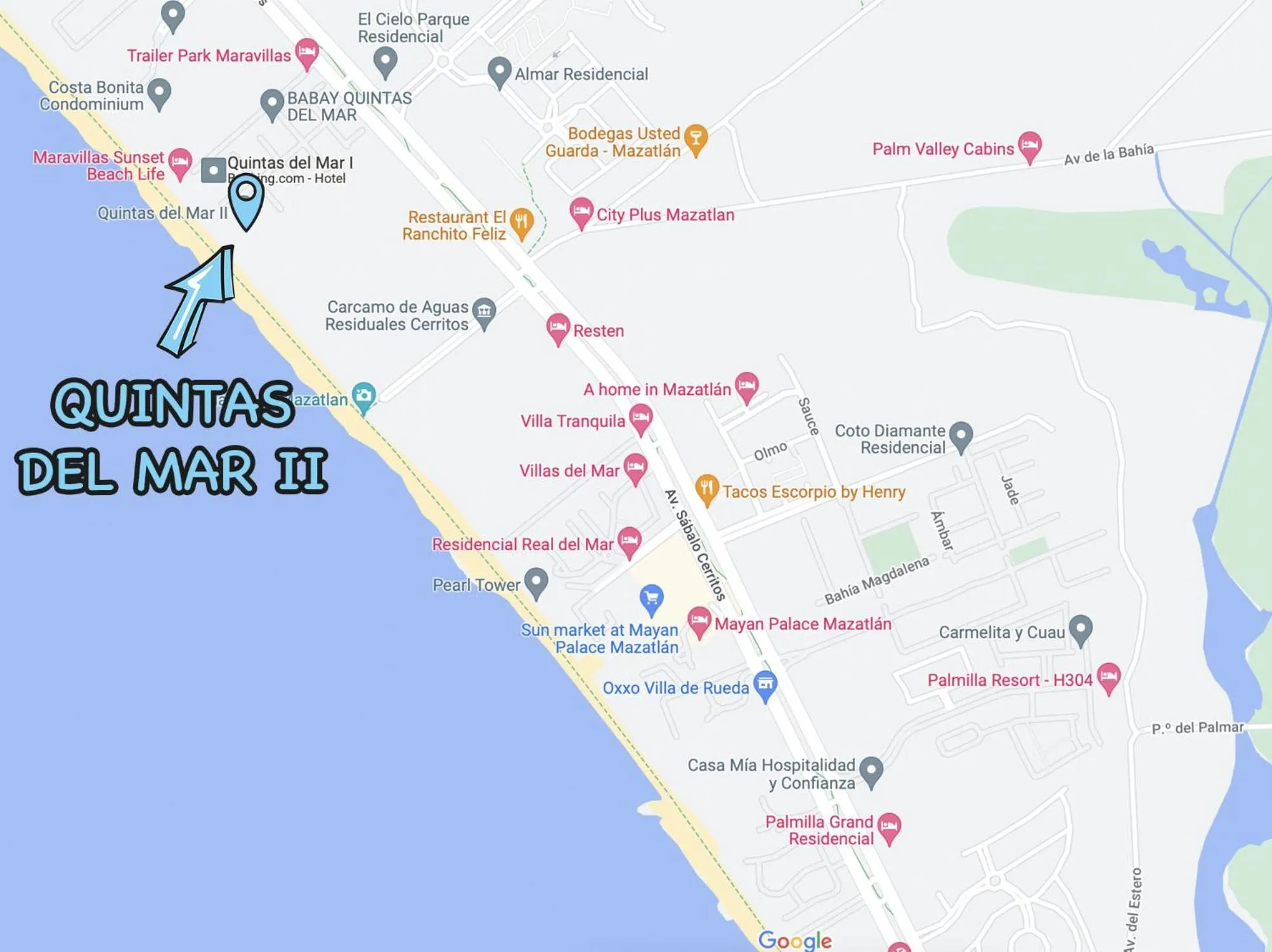 Location in Quintas Del Mar II condominio con vista al mar