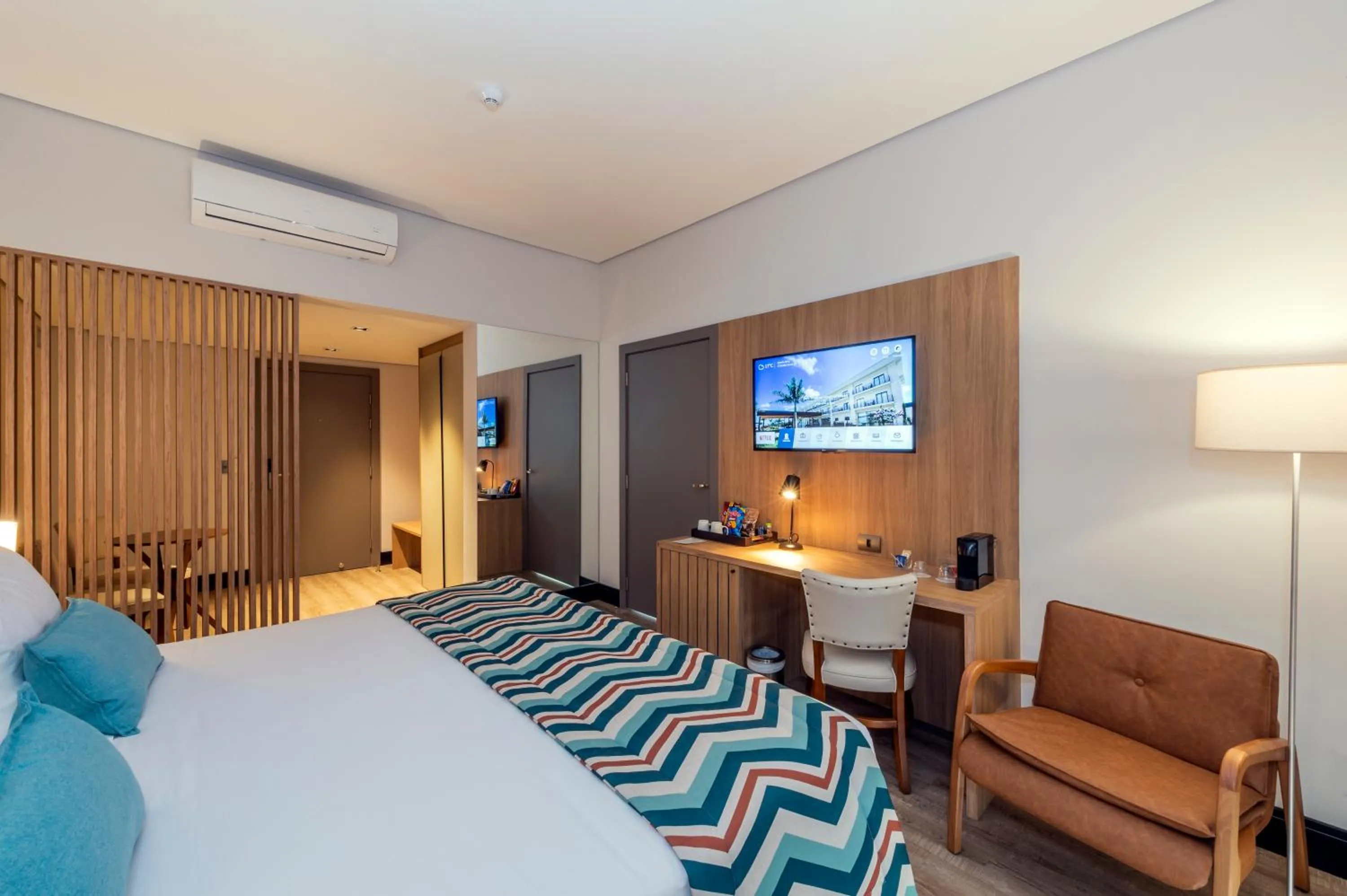 Bed in Japy Golf Resort Hotel