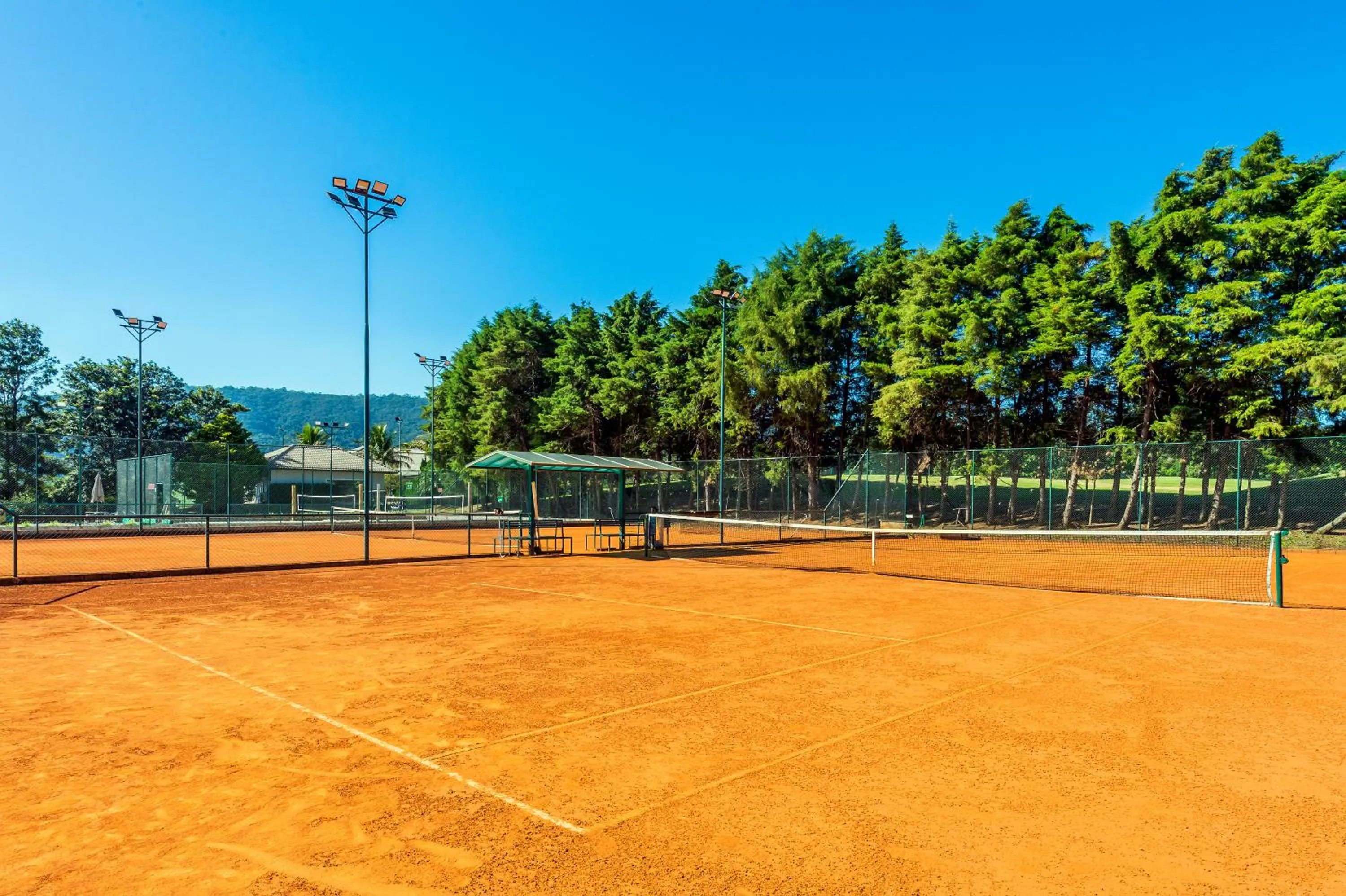 Tennis court in Japy Golf Resort Hotel