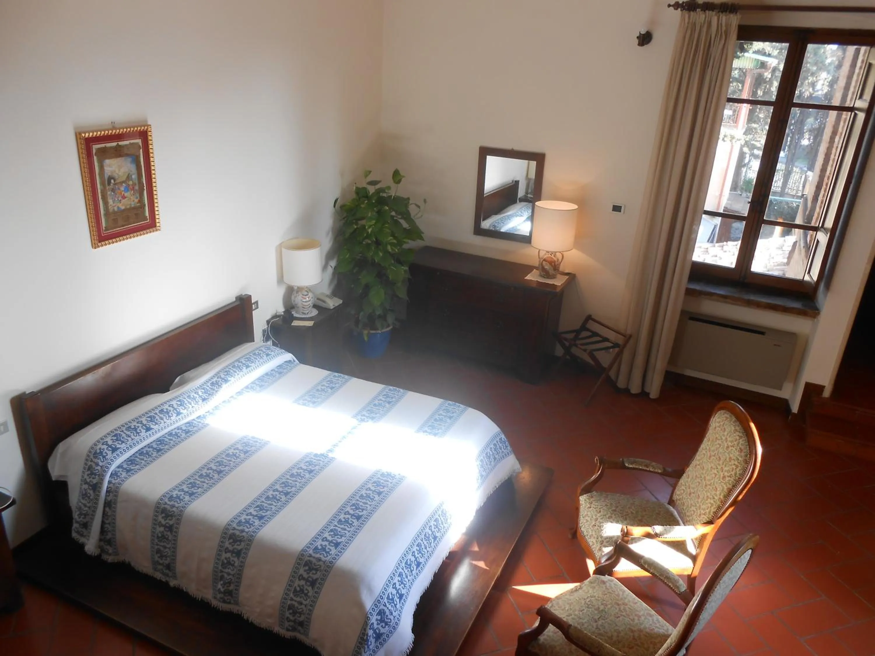 Decorative detail, Bed in Lo Spedalicchio