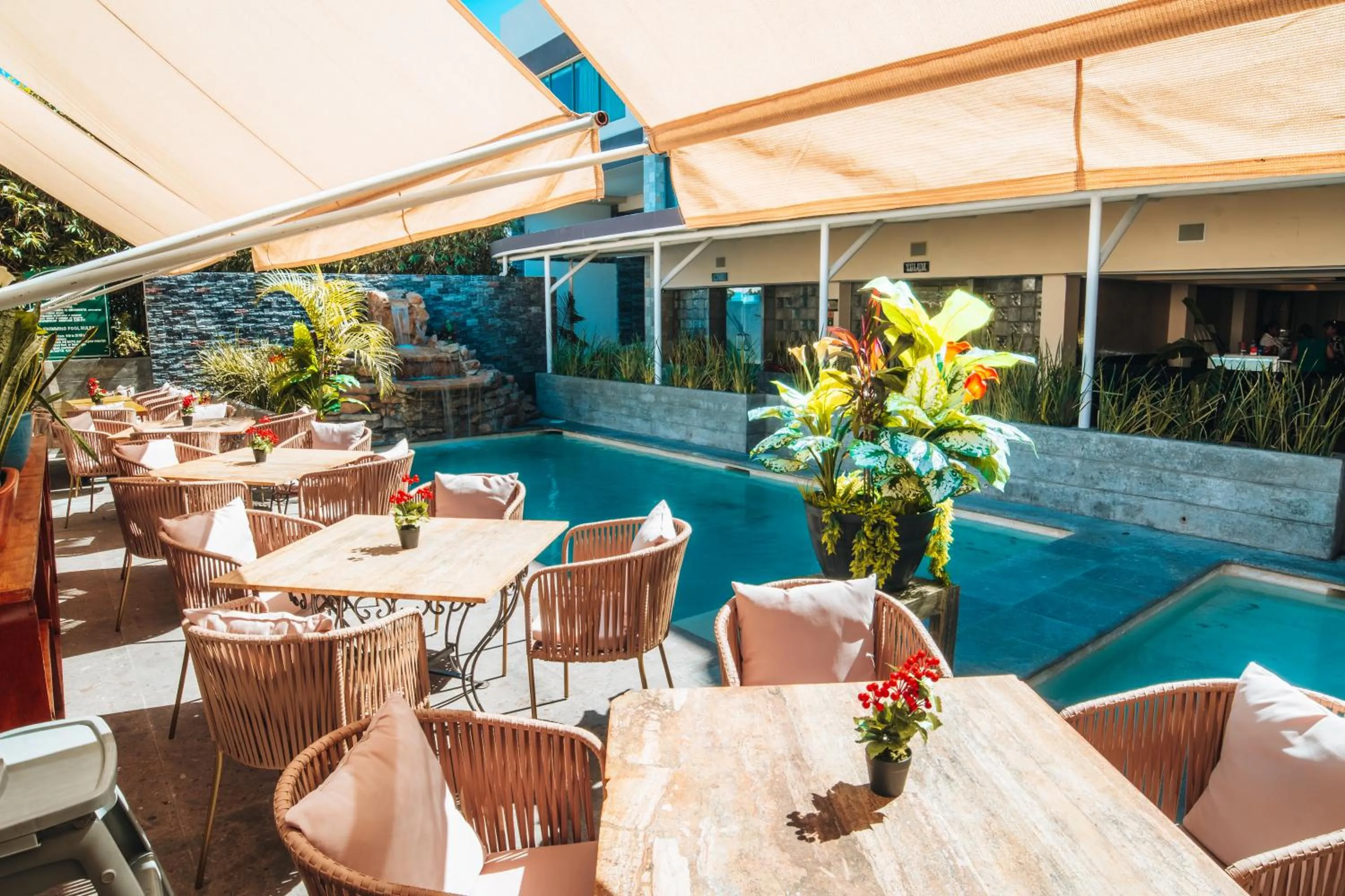 Pool view in Eco City Hoteles