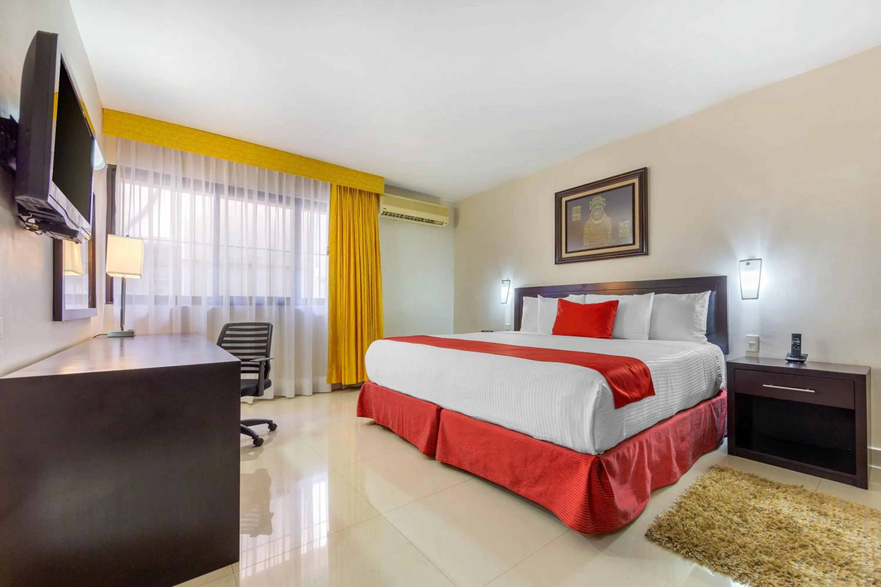 Bedroom, Bed in Eco City Hoteles