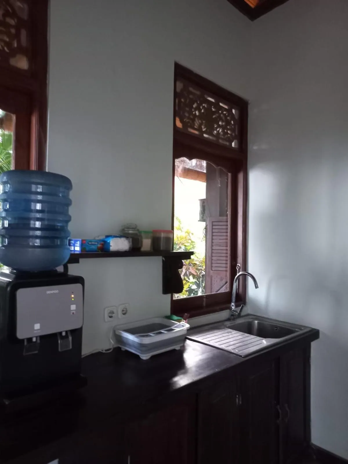Kitchen or kitchenette in Bali North Beach B&B