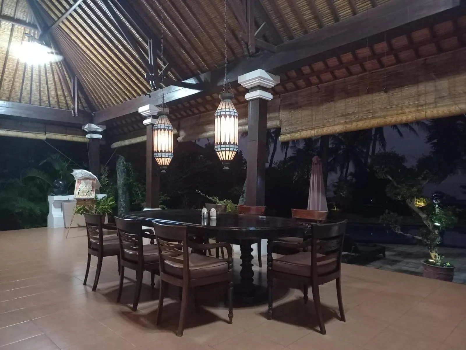 Dining area in Bali North Beach B&B