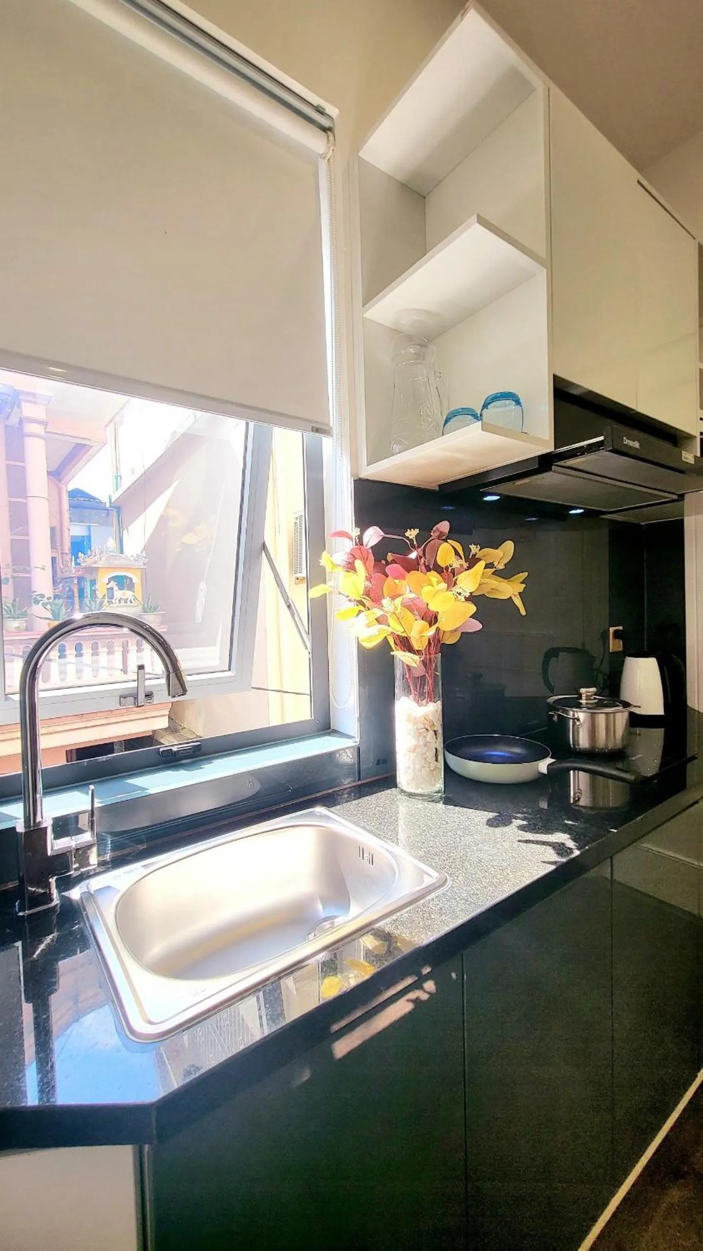 Kitchen or kitchenette in Amy Hotel And Apartment Hue