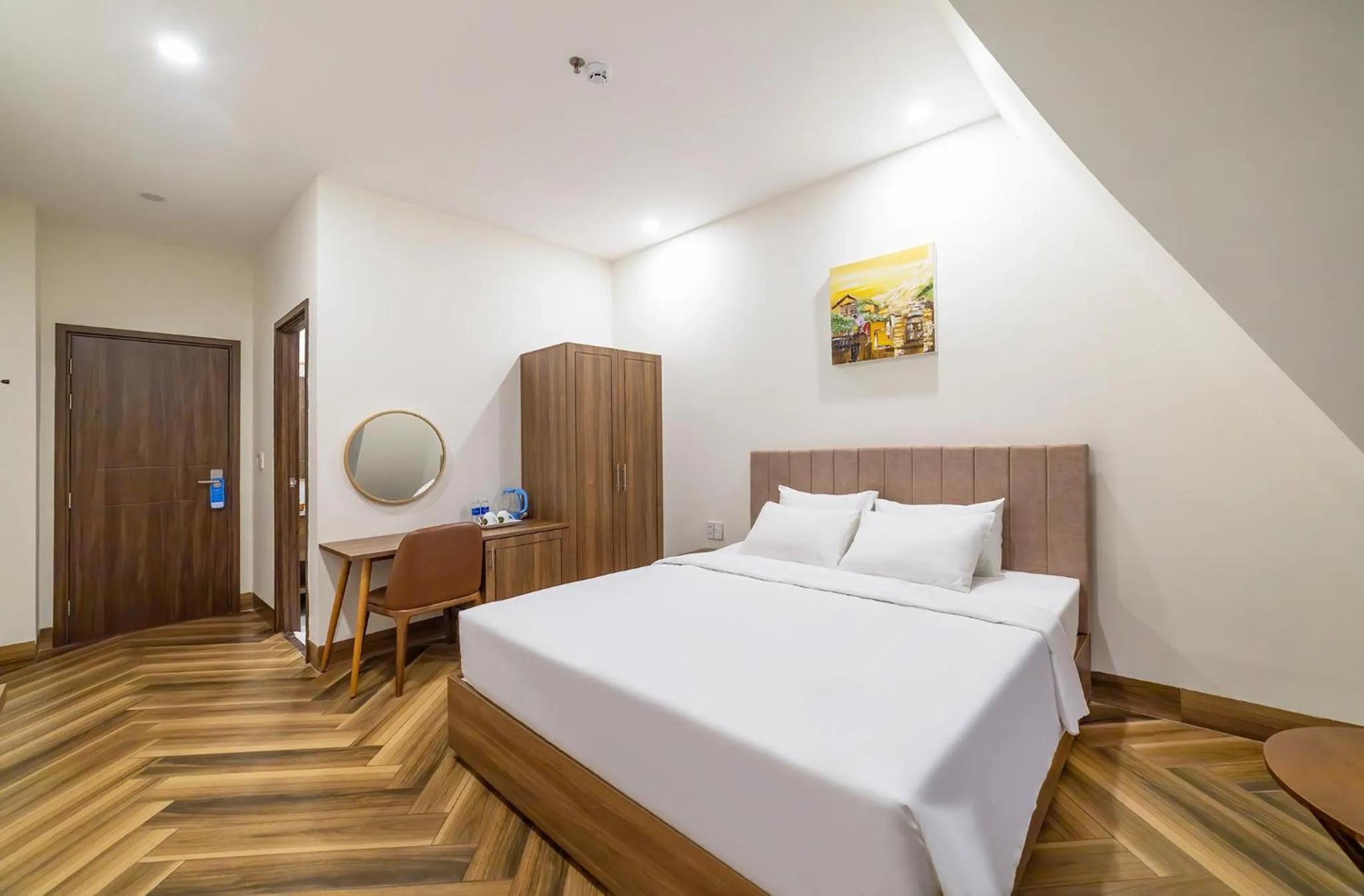 Bed in TALA Dalat Hotel