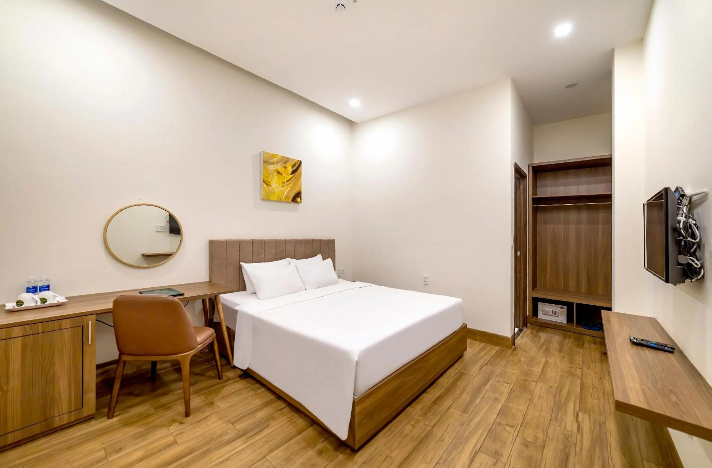 Bed in TALA Dalat Hotel