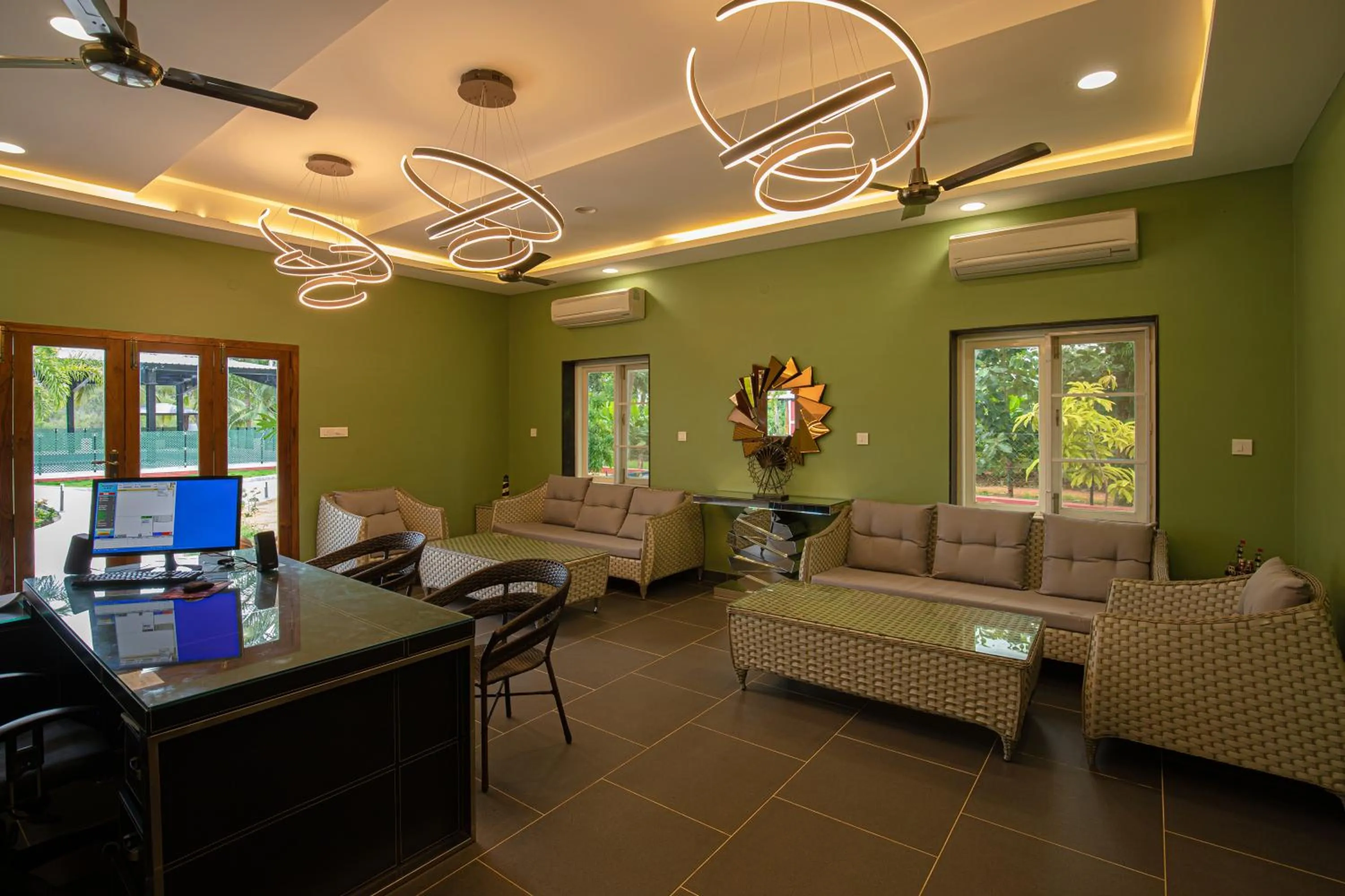 Lobby or reception in The Croft Resort - Premium Farm Stay