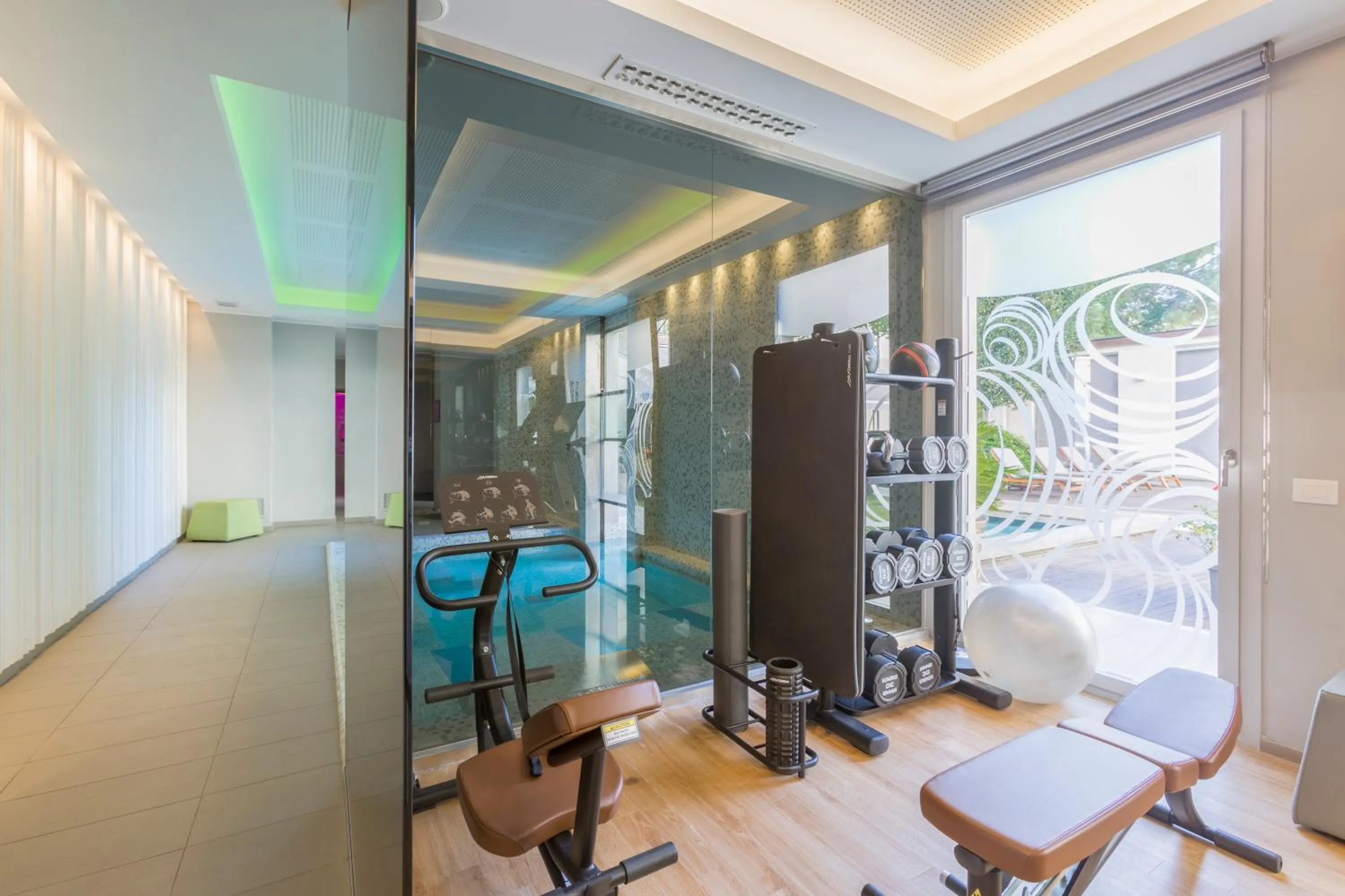 Fitness centre/facilities in Palazzo Castri 1874 Spa & Garden