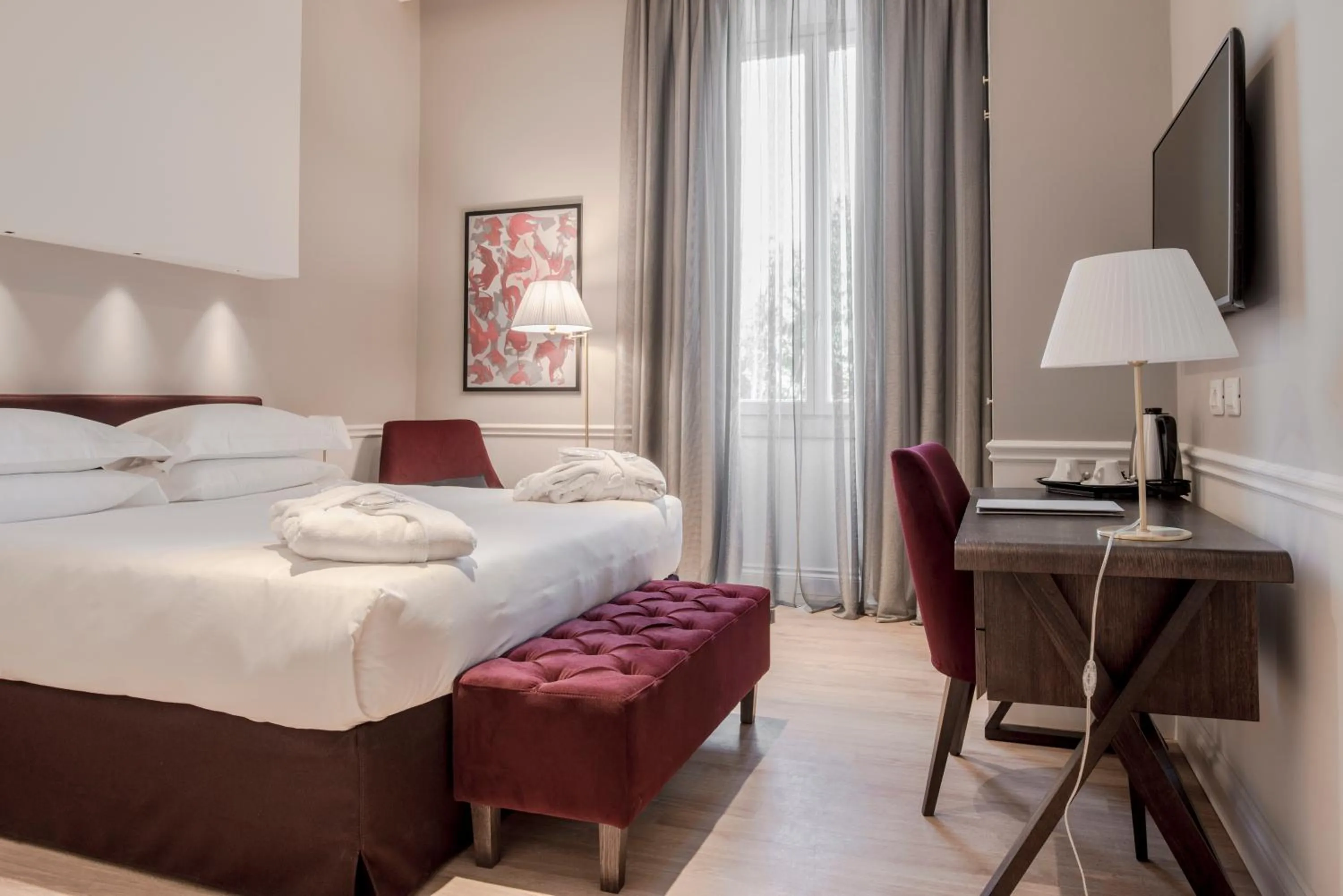 Bedroom, Bed in Palazzo Castri 1874 Spa & Garden