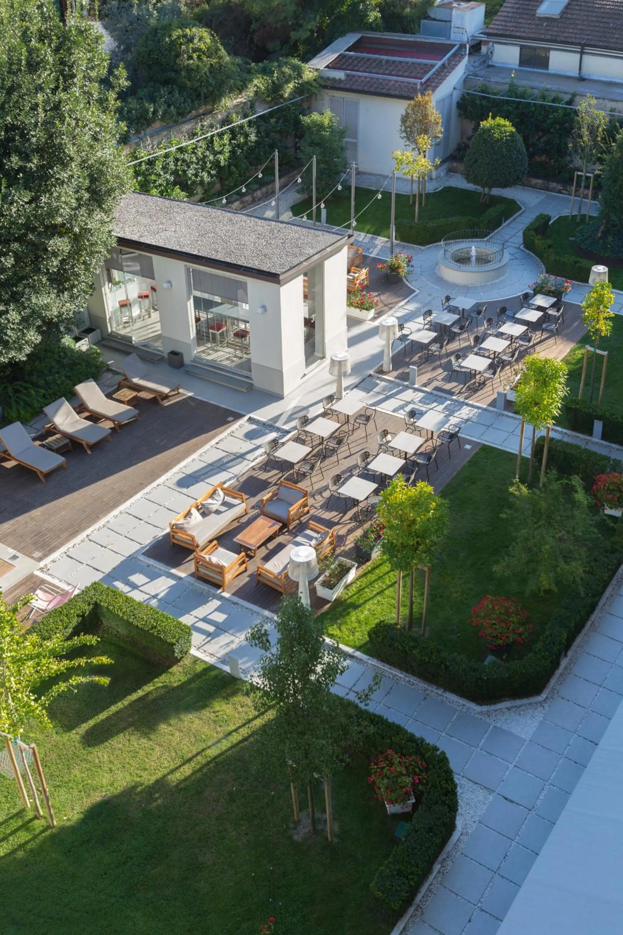 Garden view in Palazzo Castri 1874 Spa & Garden