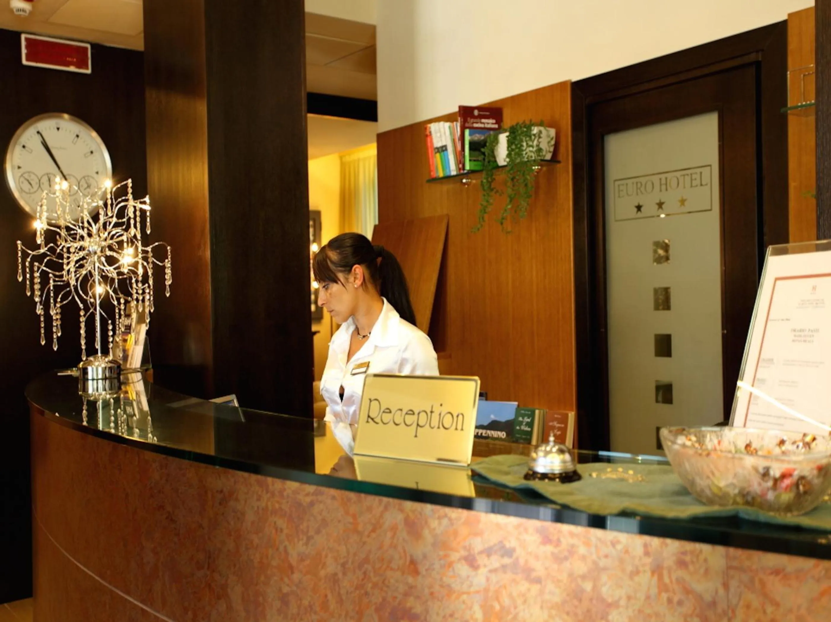 Lobby or reception in Euro Hotel