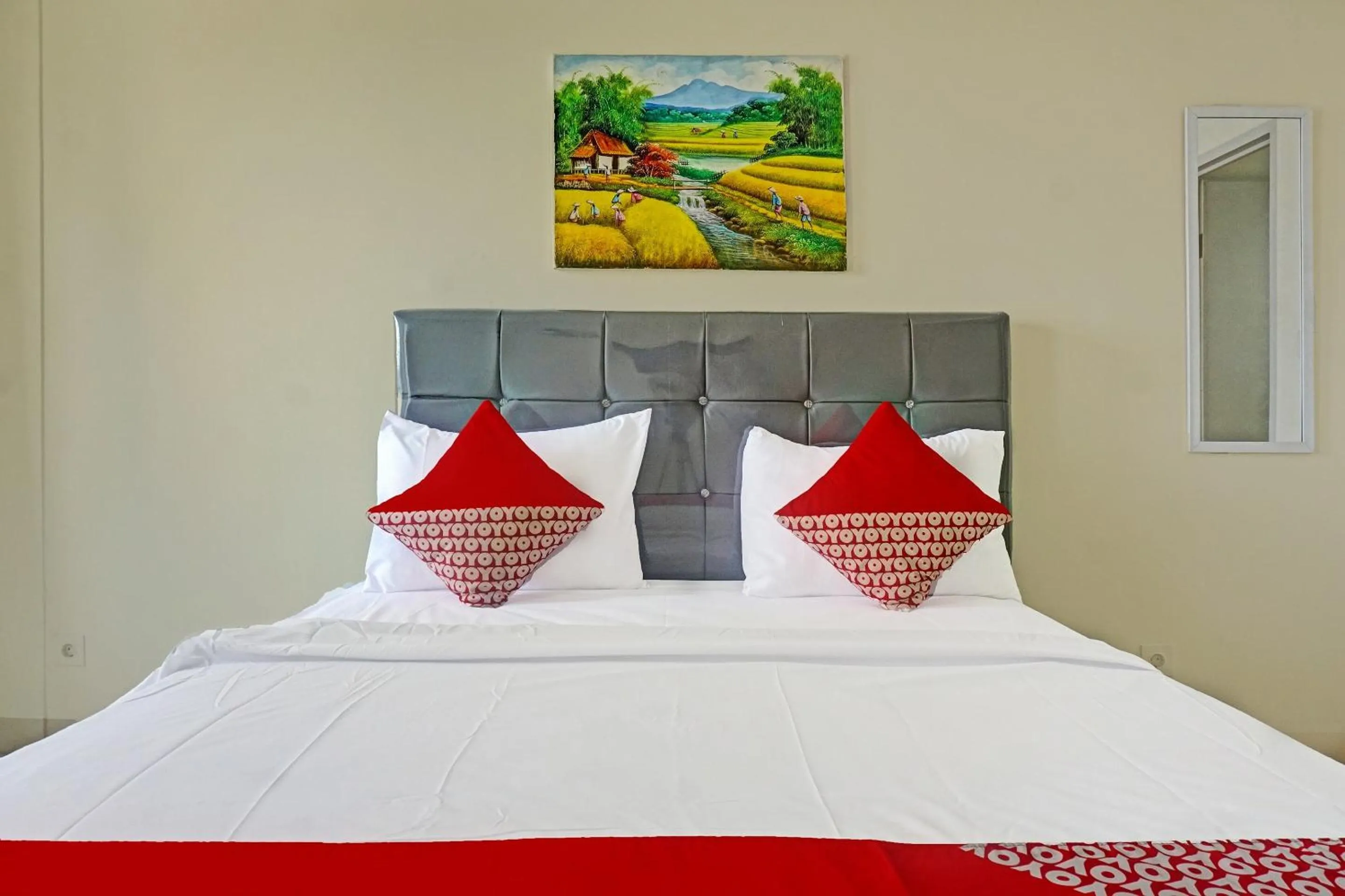 Bedroom, Bed in OYO 91217 Skyland @ Pgv Near Gunung Putri