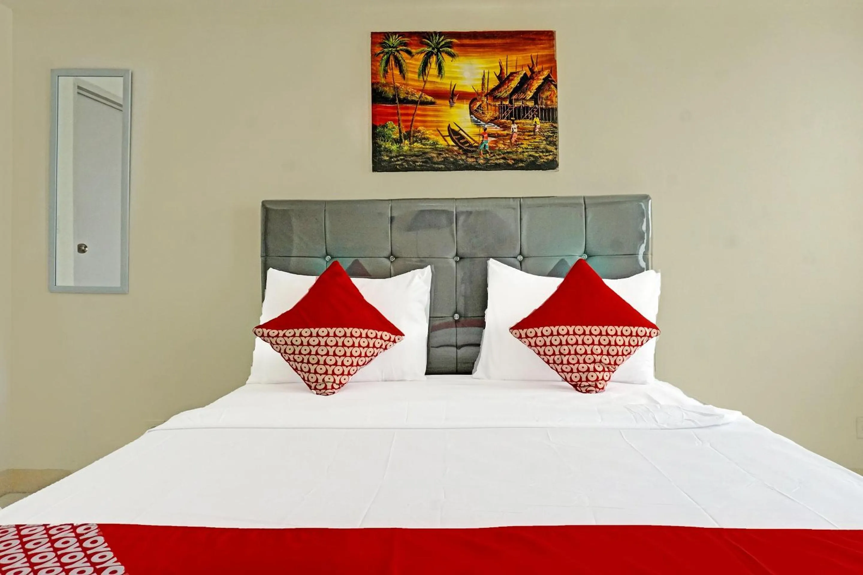 Bedroom, Bed in OYO 91217 Skyland @ Pgv Near Gunung Putri