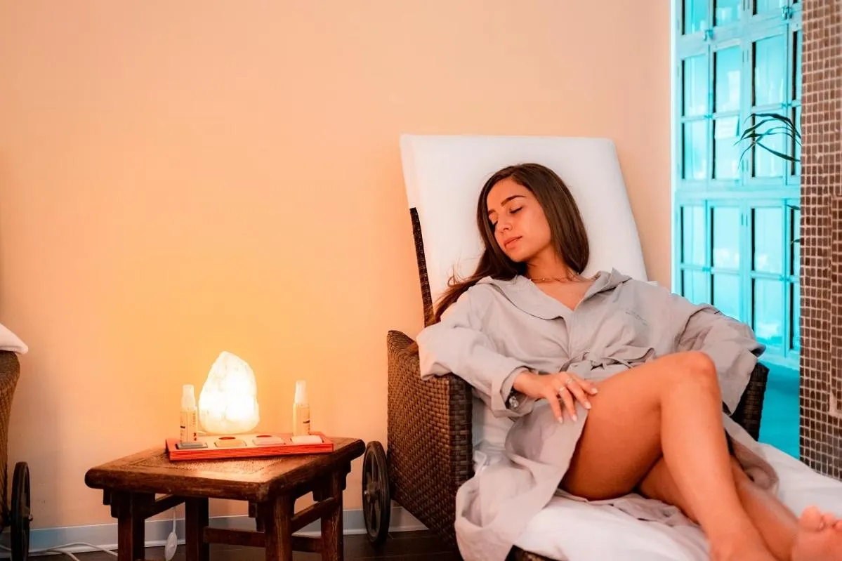 Spa and wellness centre/facilities in Hotel Terme Salvarola