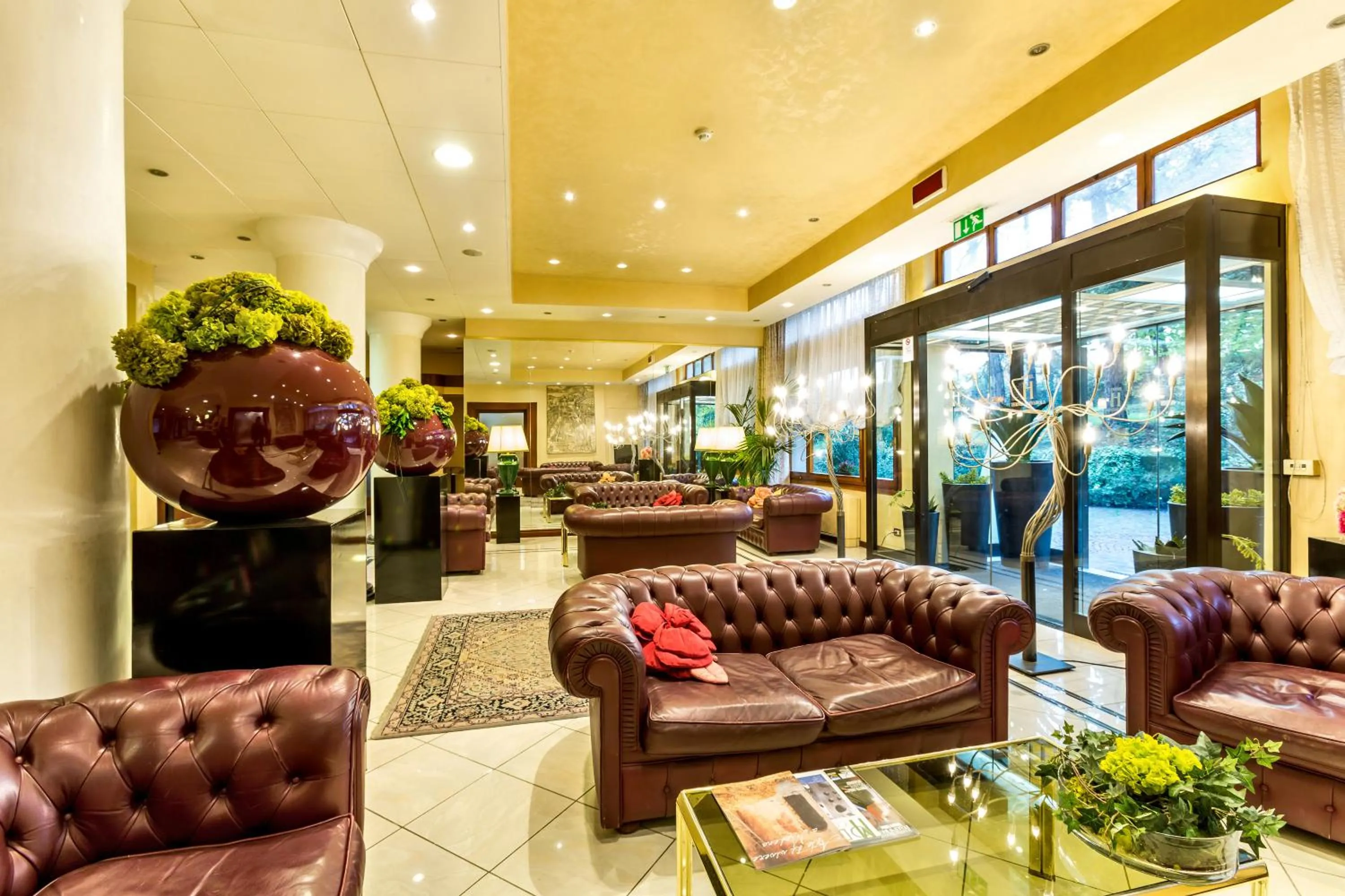 Lobby or reception in Hotel Terme Salvarola