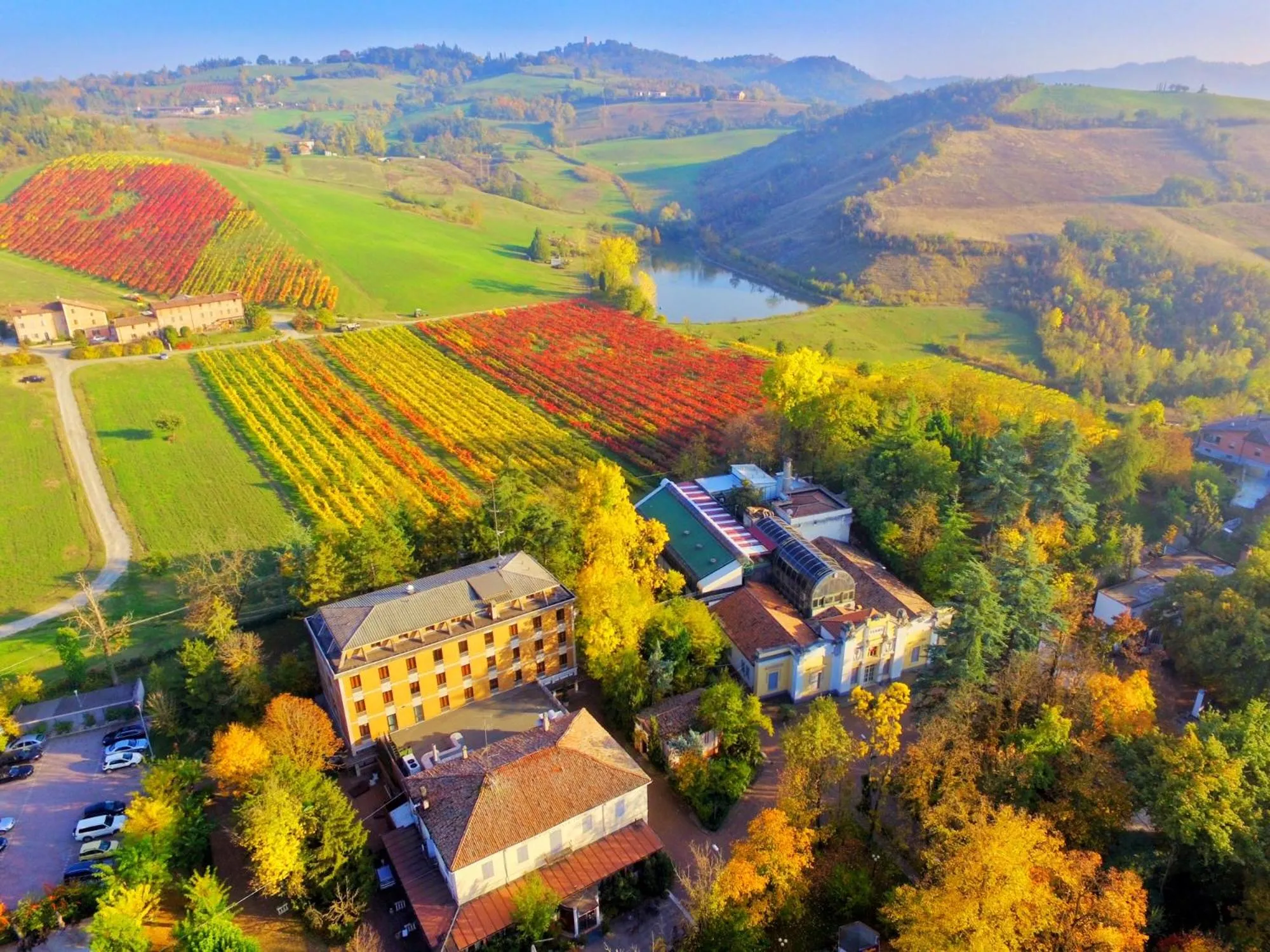 Bird's eye view in Hotel Terme Salvarola