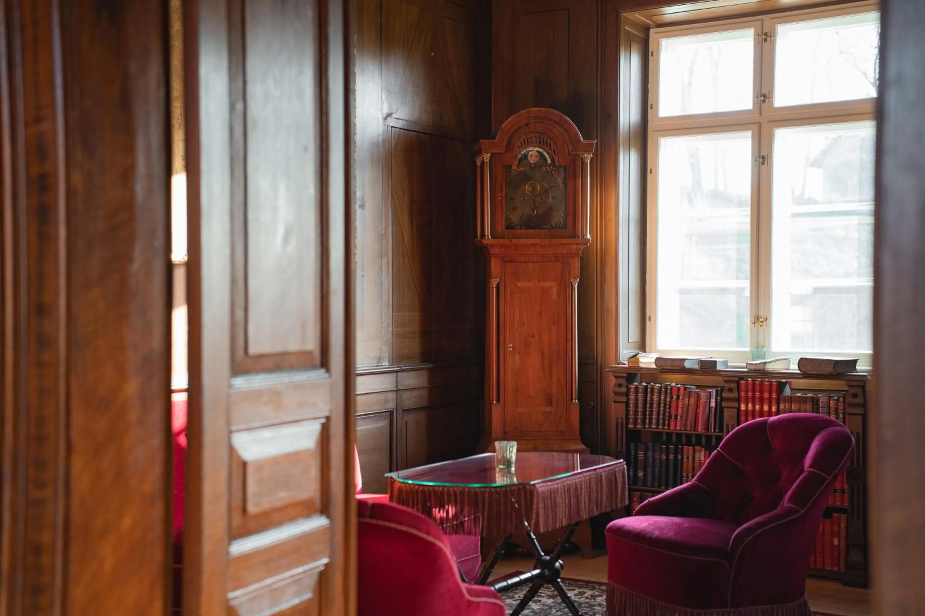 Living room in Broløkke Herregård