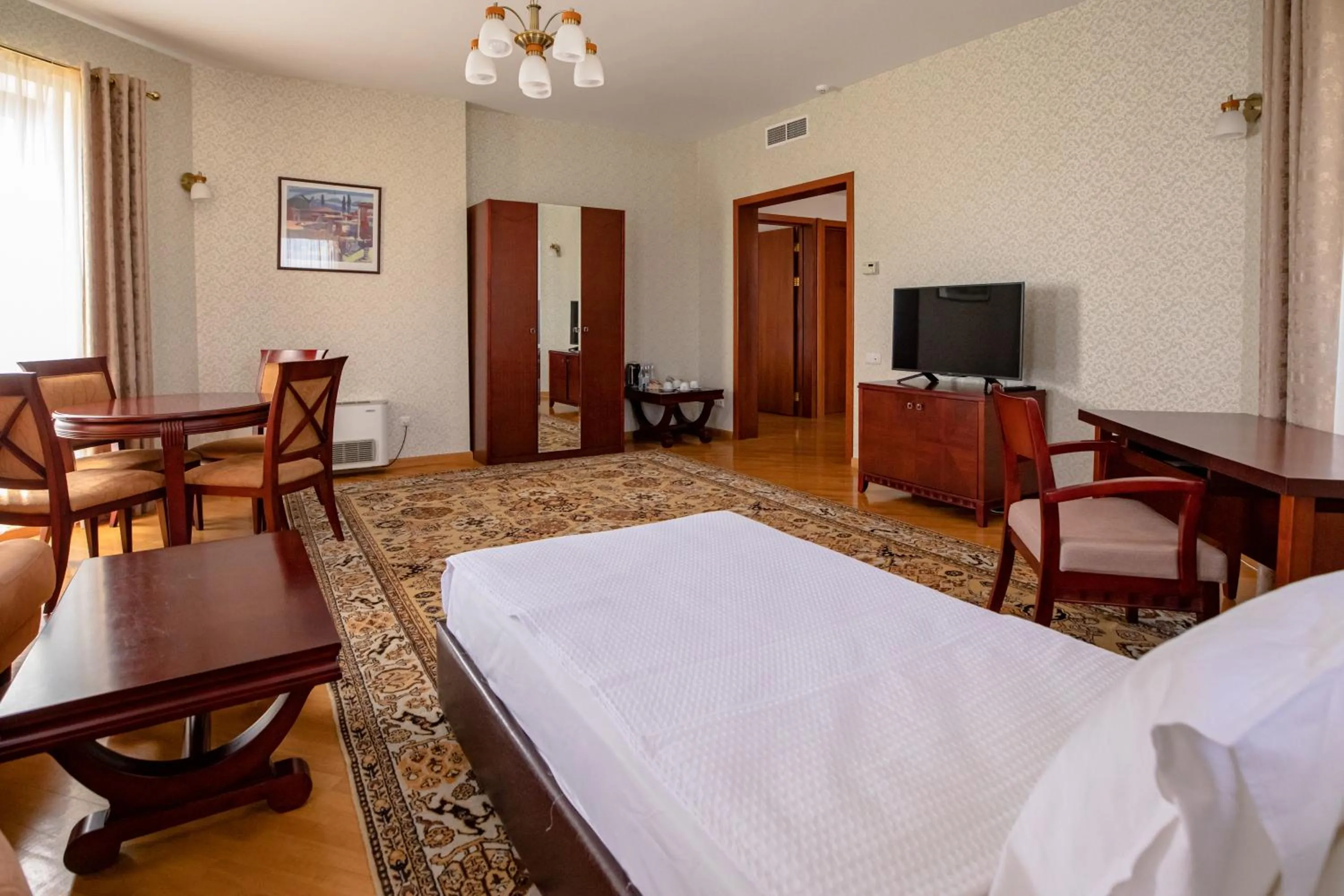 Seating area, Bed in Latar Hotel Yerevan
