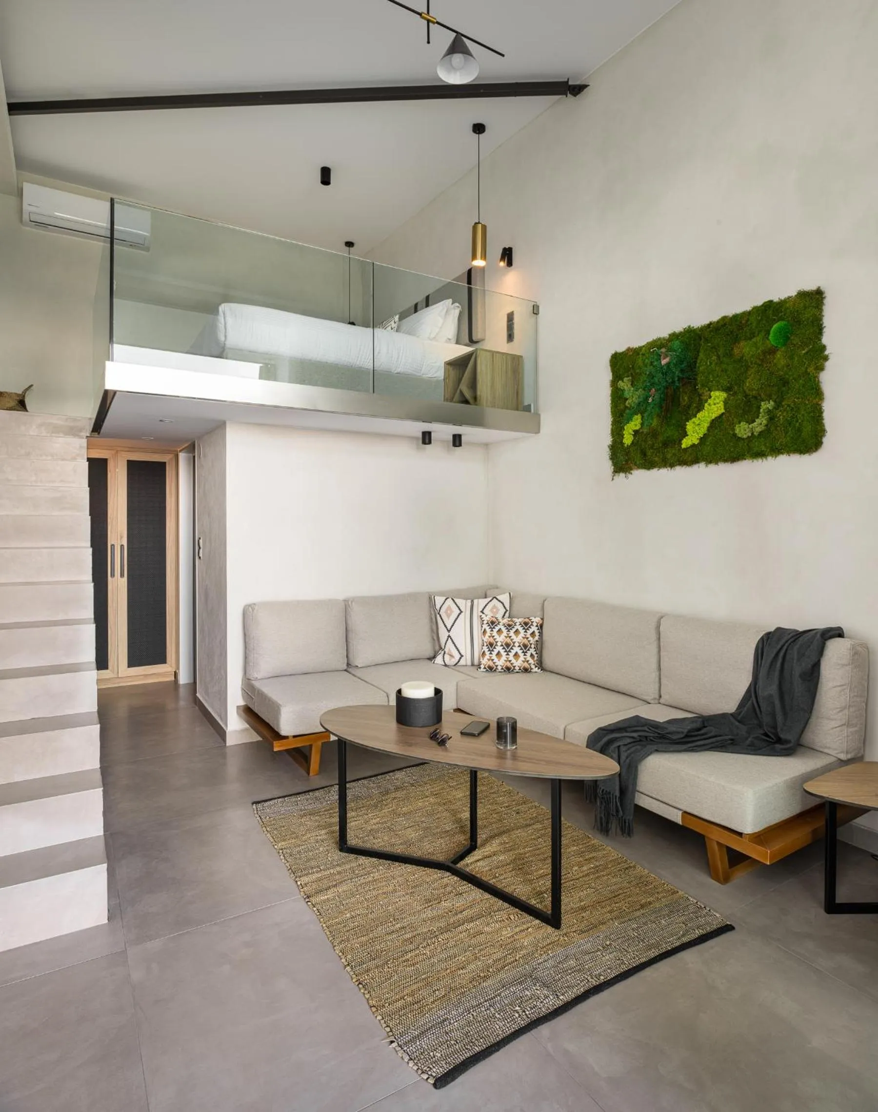 Living room in Akrotiri Olympus Luxury Suites - Adults Only