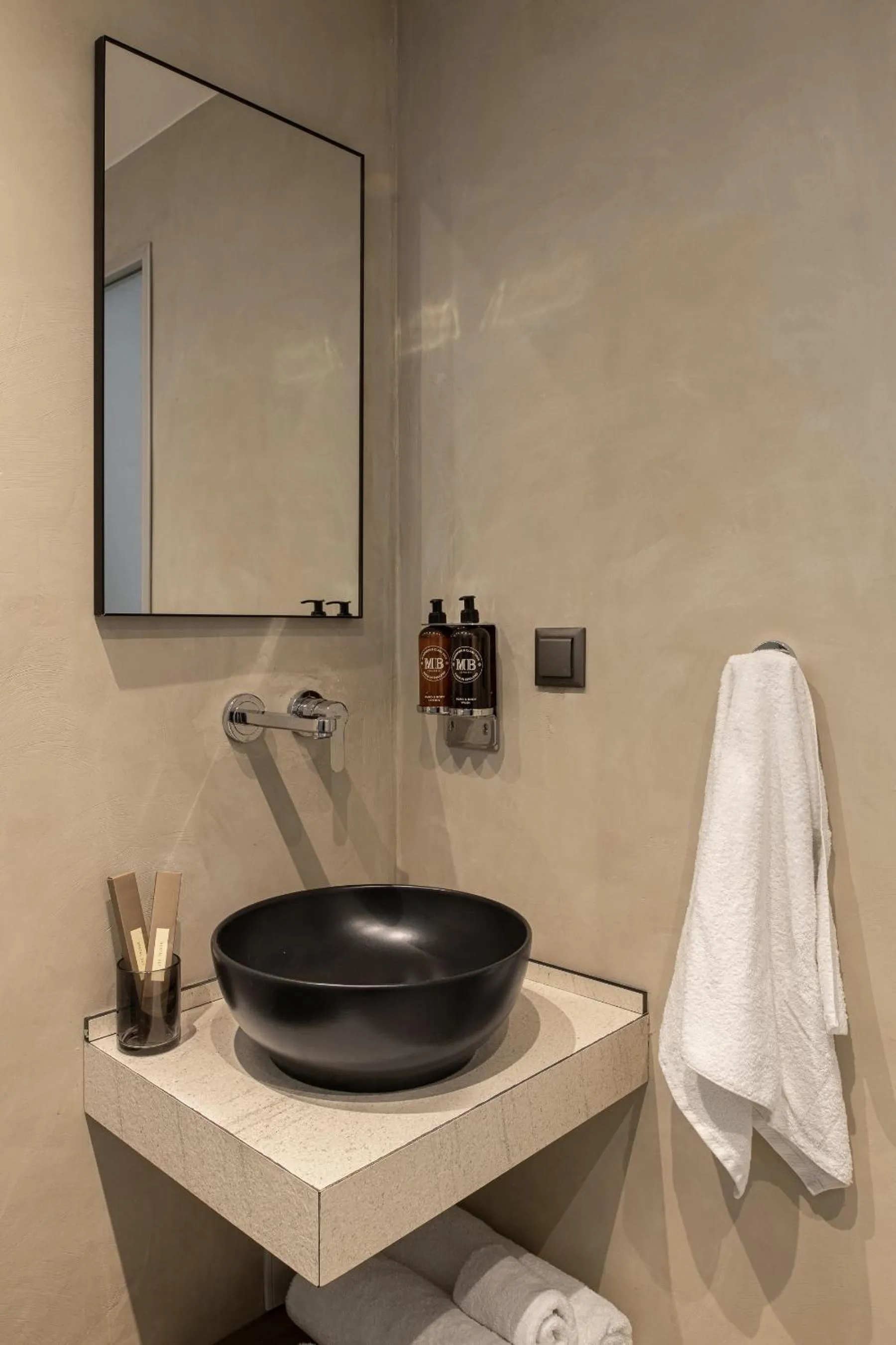 Bathroom in Akrotiri Olympus Luxury Suites - Adults Only