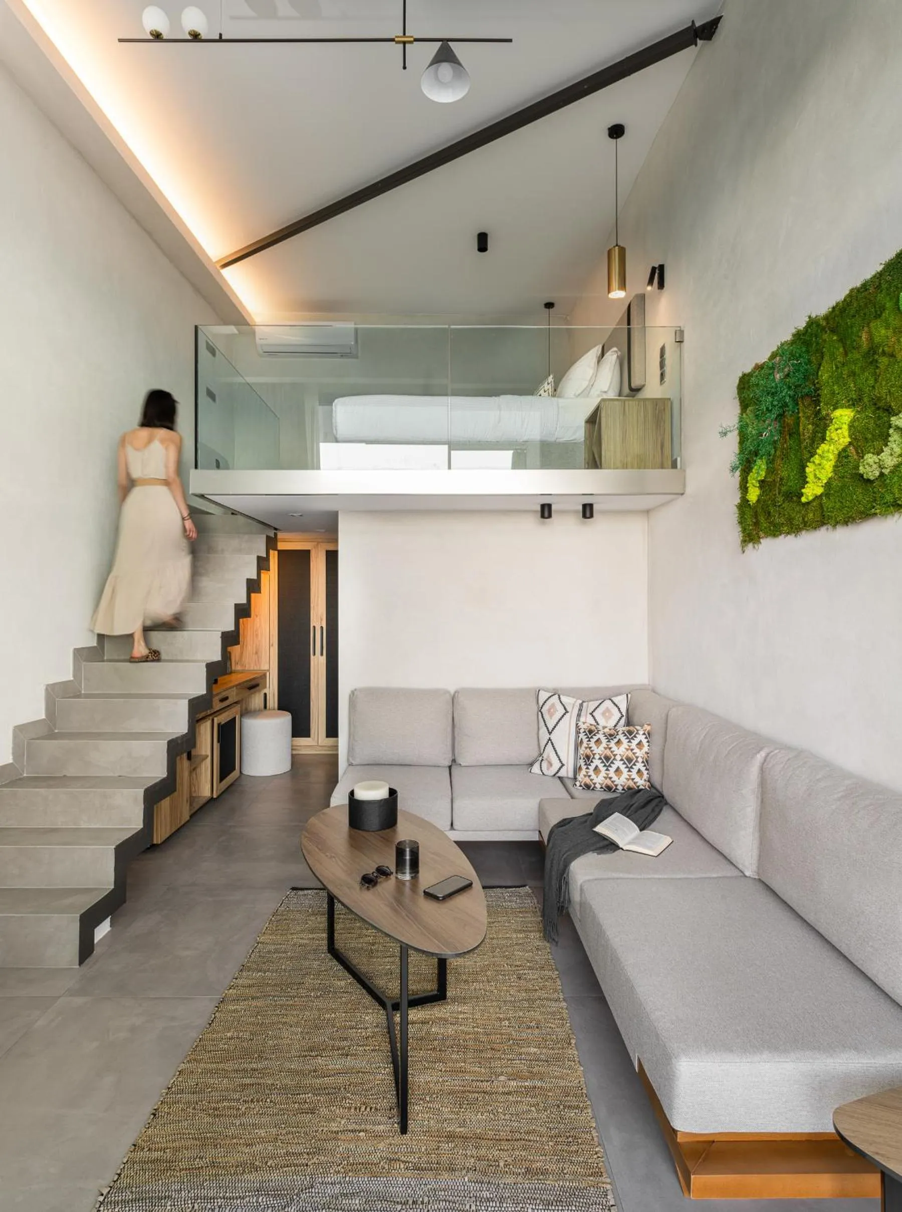 Living room in Akrotiri Olympus Luxury Suites - Adults Only