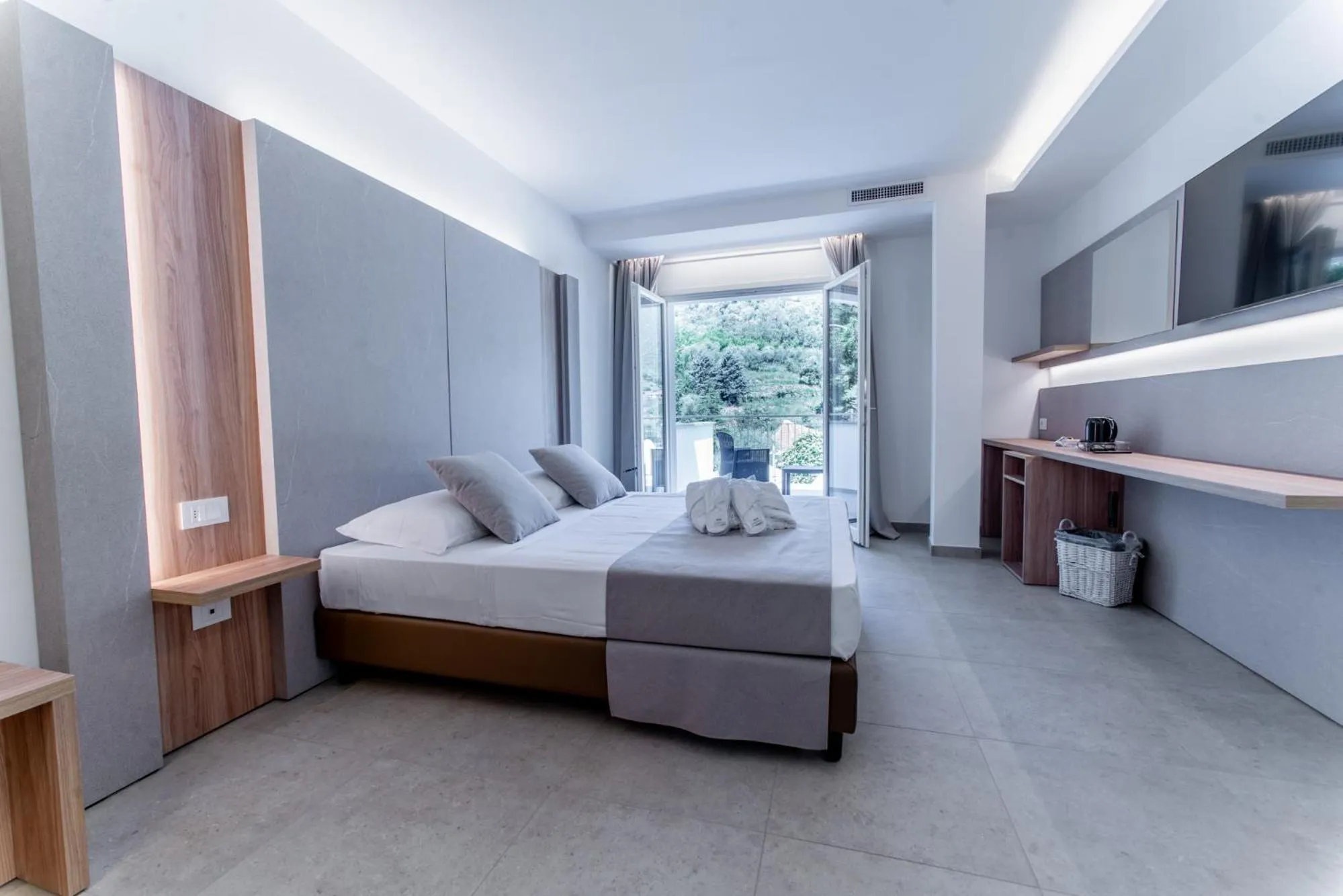 Bed in Hotel Lago Bin