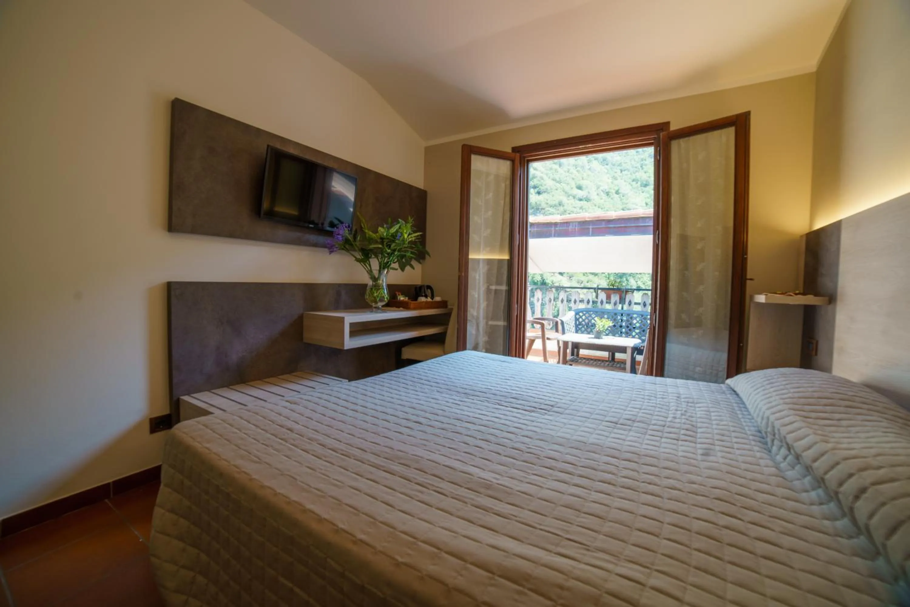 Bed in Hotel Lago Bin