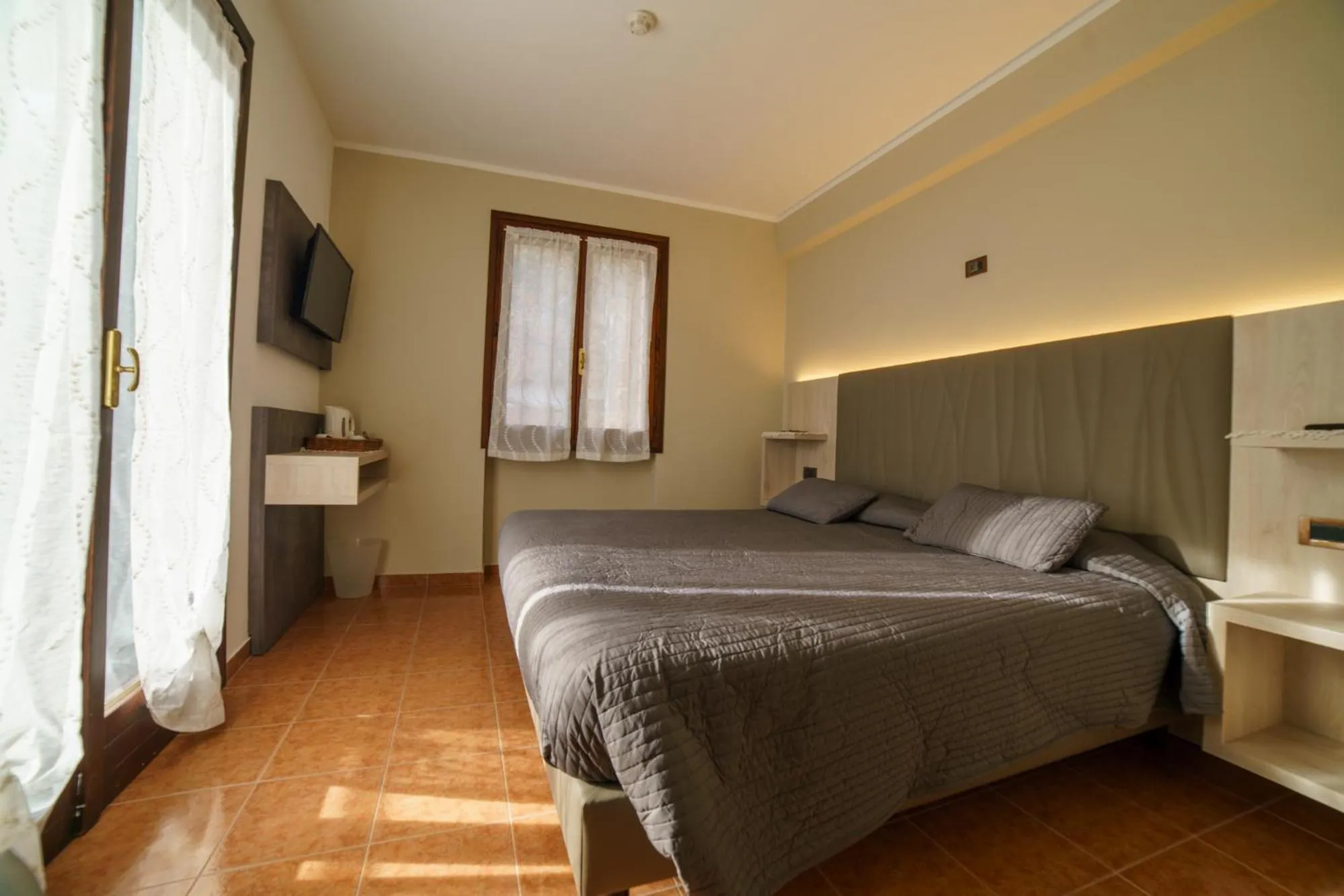 Bed in Hotel Lago Bin