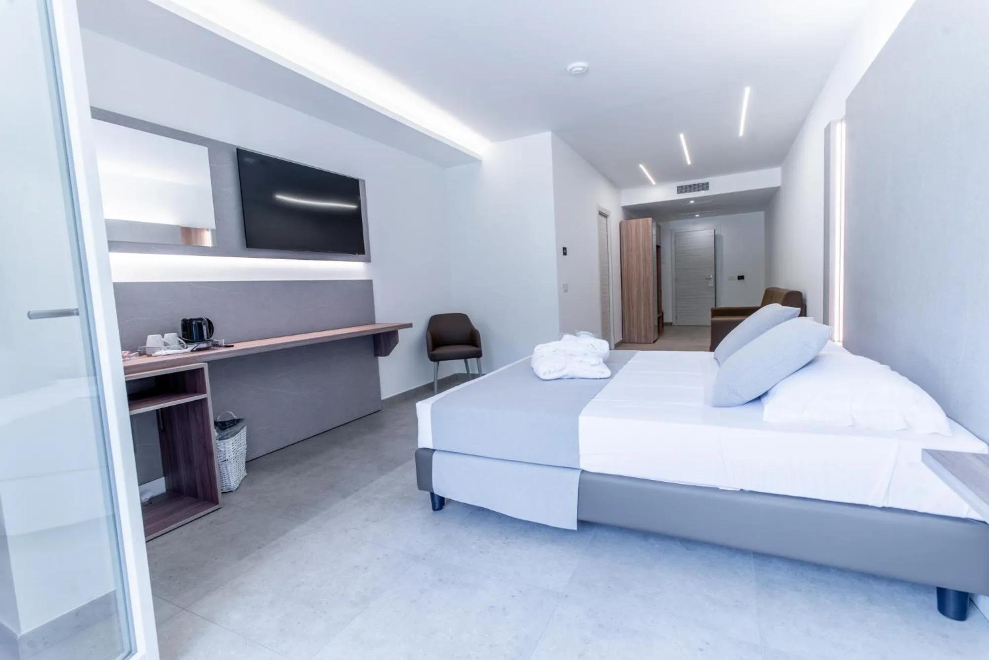 Bed in Hotel Lago Bin