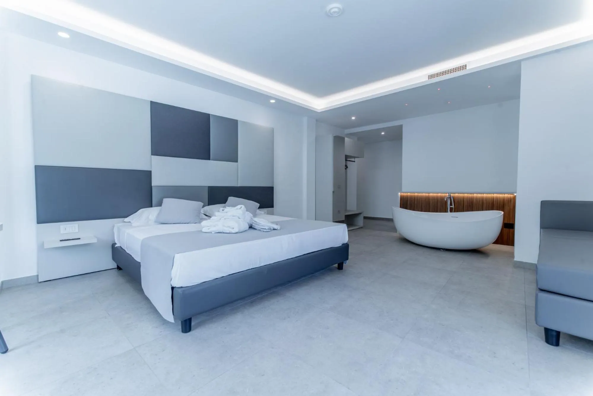 Bed in Hotel Lago Bin